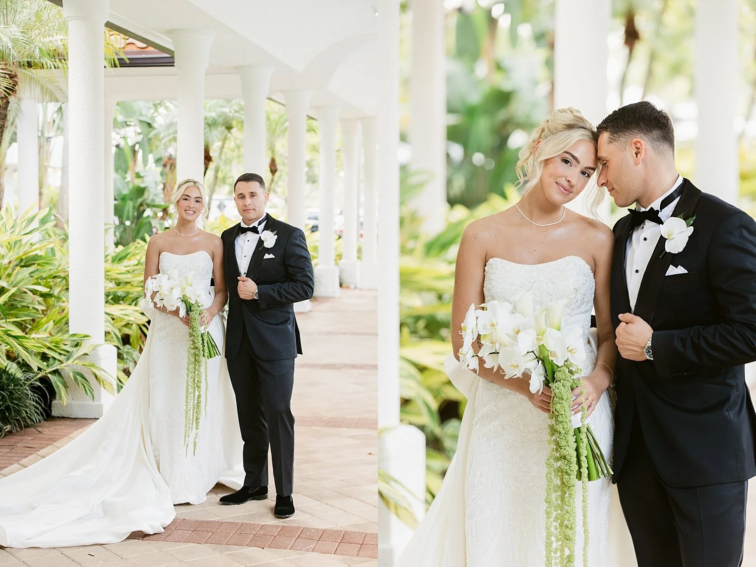  couple embraces closely on estate walkway by Taylor Shea Photo 