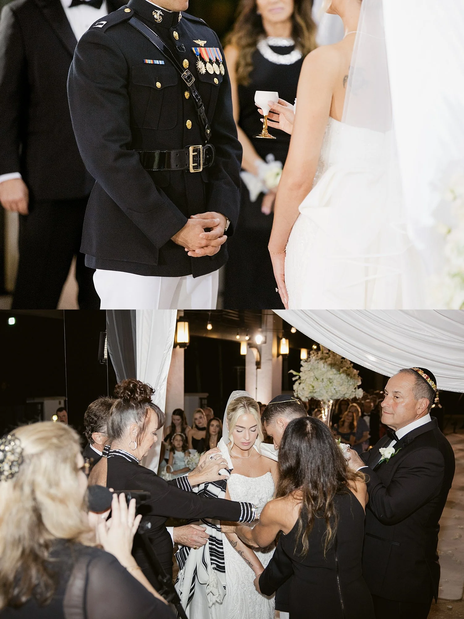  military groom holds hands with wife to be by Taylor Shea Photo 