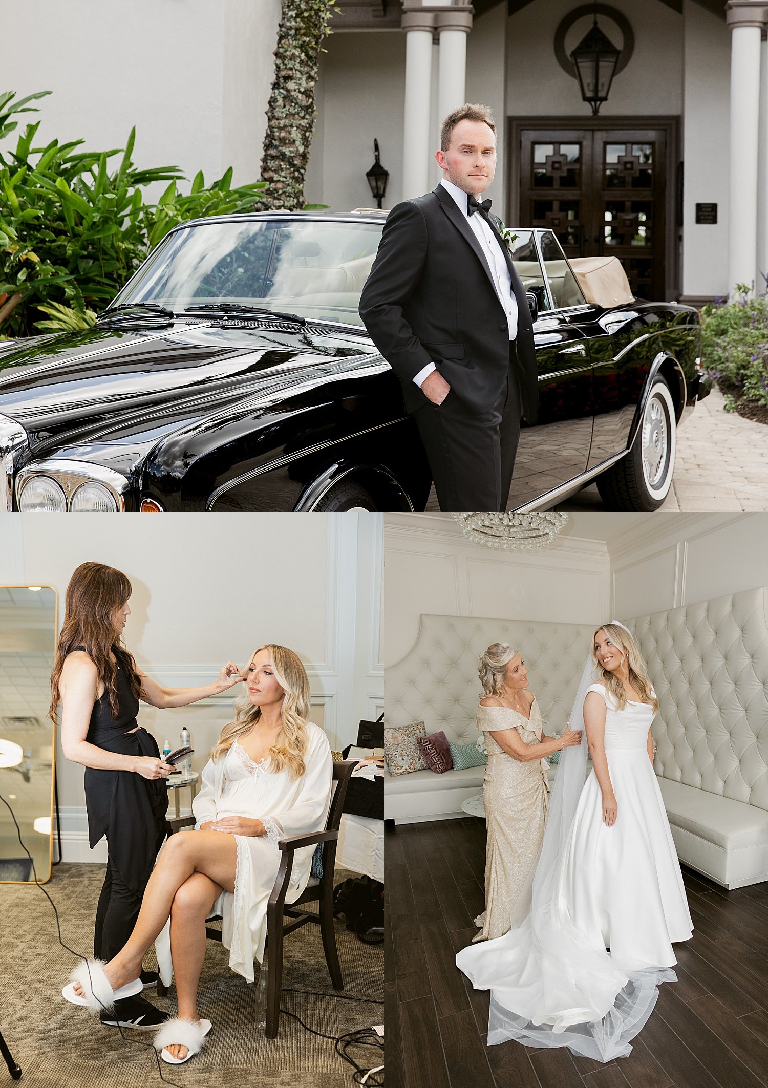  bride gets ready for big day in suite by Taylor Shea Photography 