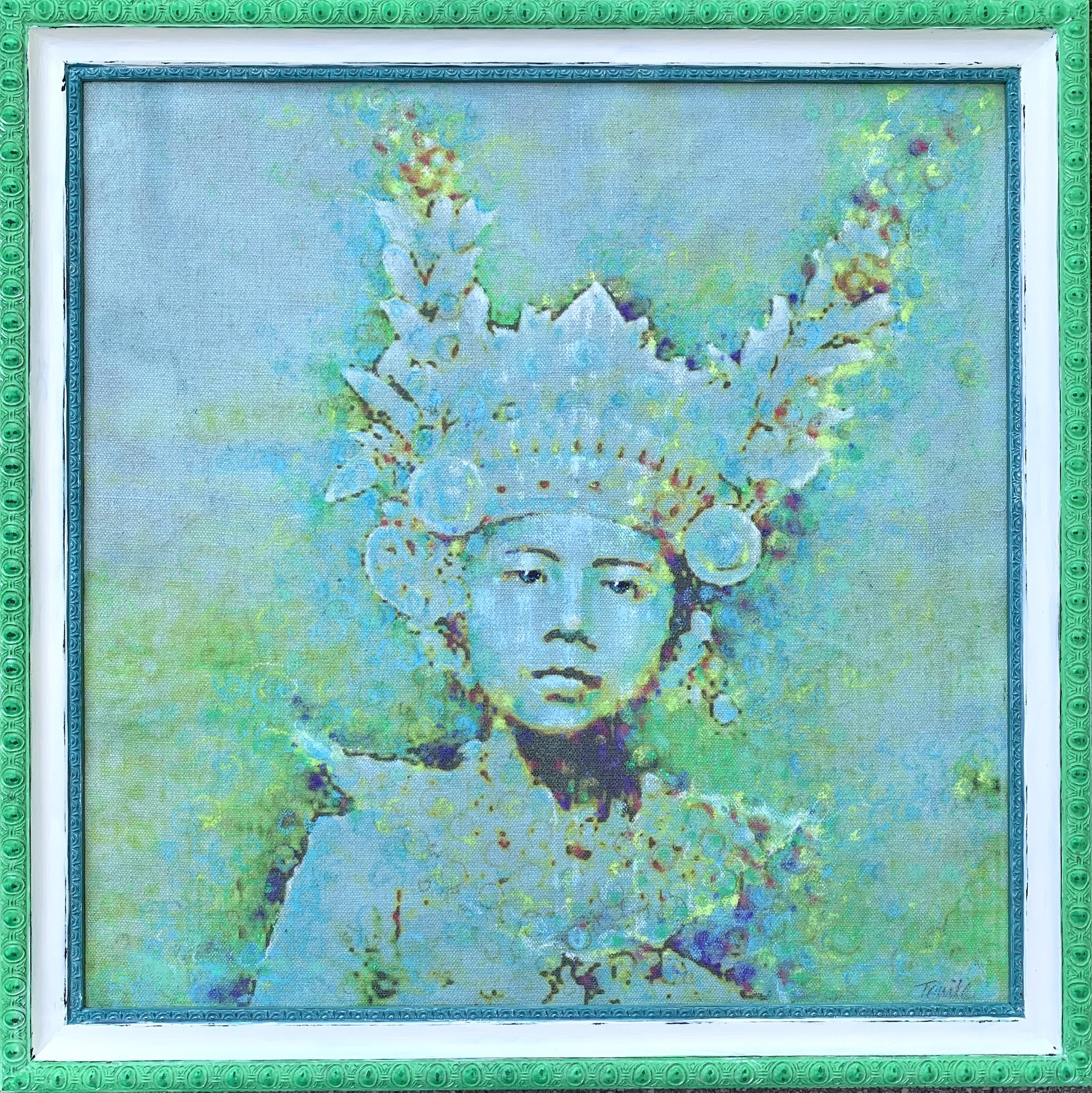 Balinese Dancer - 85cm x 85cm