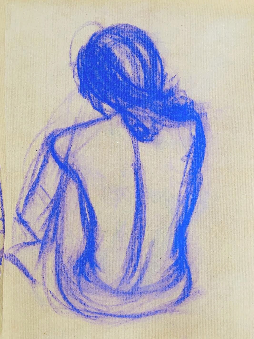 Vera Pastel on Watercolour paper