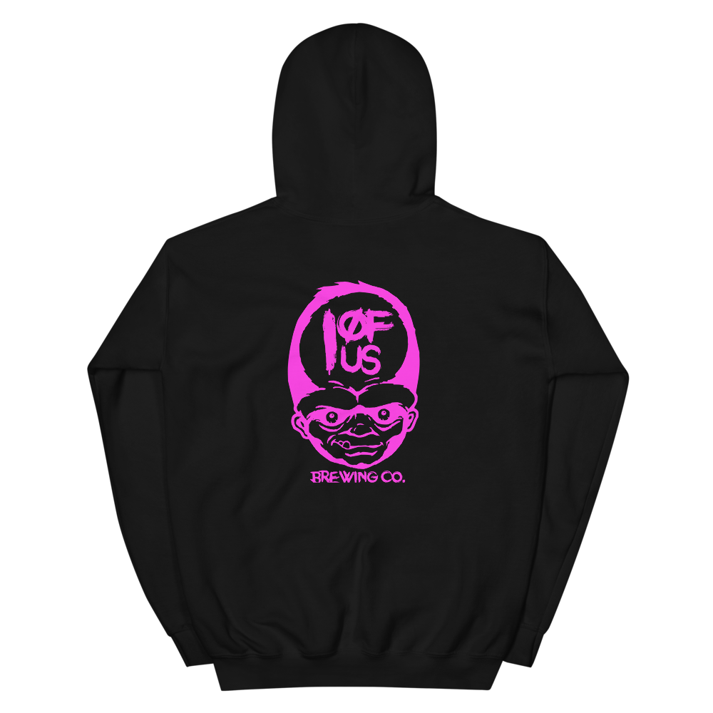 Unisex Pinky Logo'd Pull-over Hoodies — 1ofUs