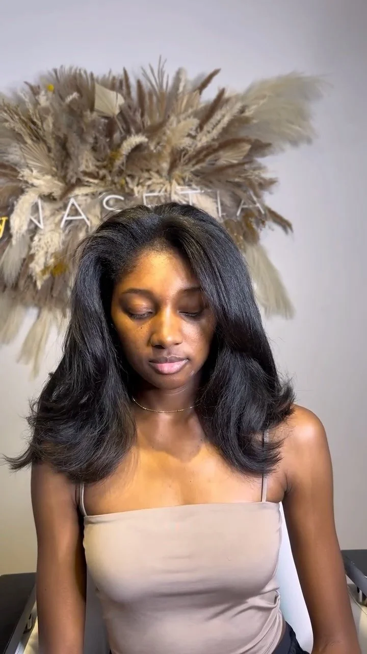 Your natural blowout era starts now! Just hit the roots after with a flat iron for a silker result #ByNasetiaRoundBrush
The goal? Consistency you can see * No heat, no flat iron — just my By Nasetia round brush method from the e-book. Now made