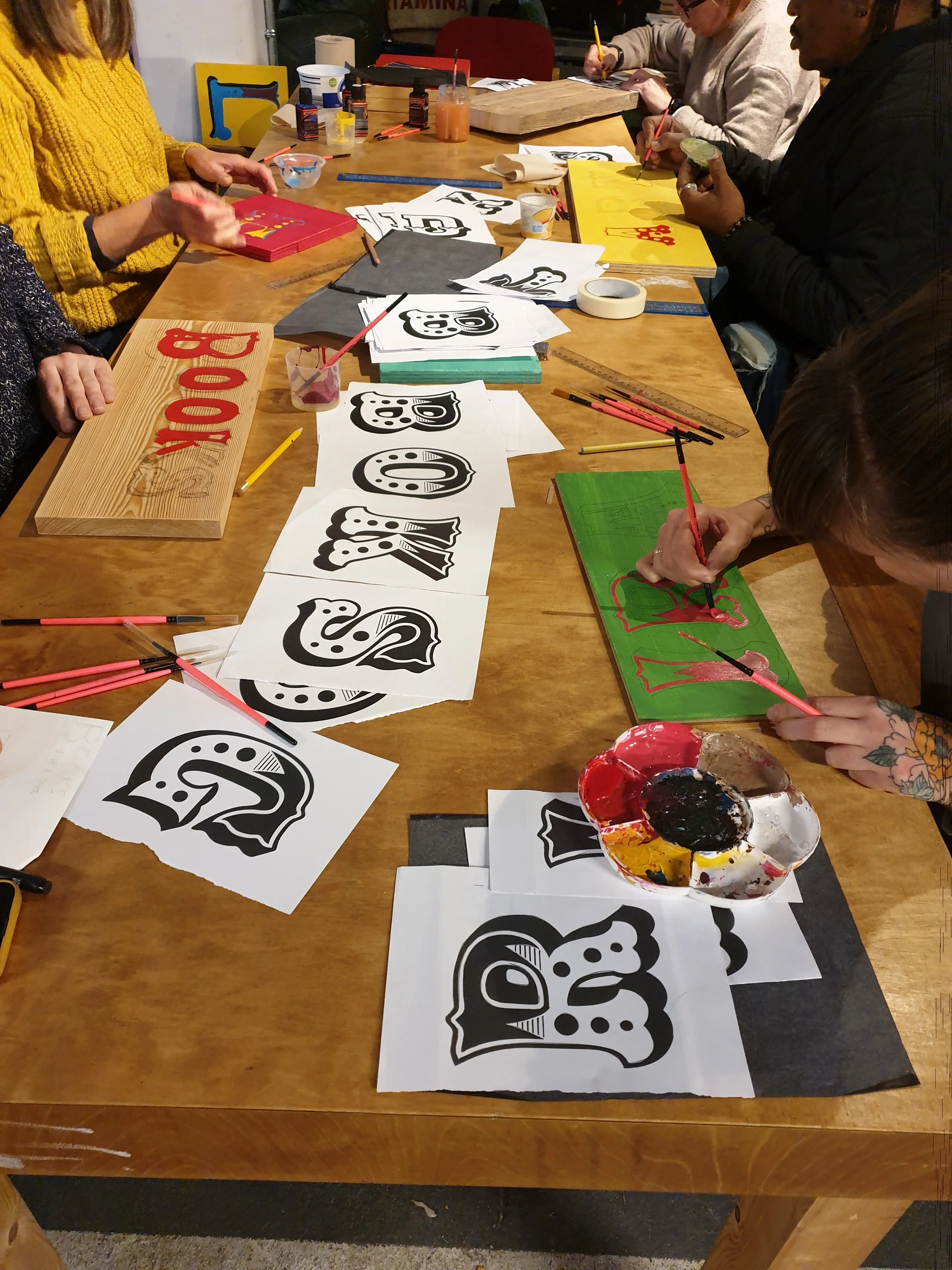 Traditional and Contemporary Sign Lettering Class