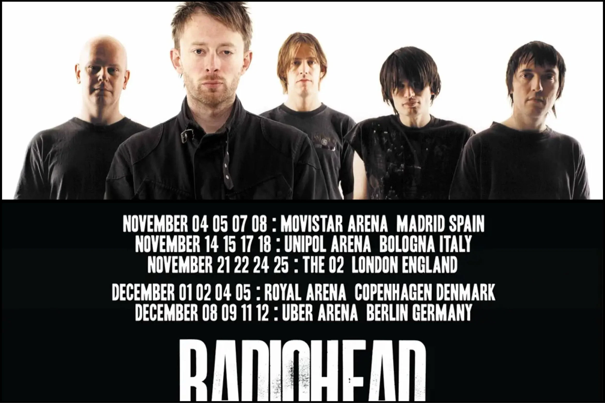 Vuelve Radiohead: gira por Europa y cuatro fechas en España