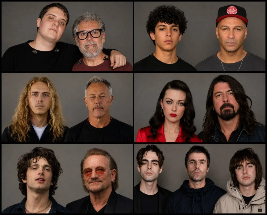 15 bandas actuales lideradas por hijos de leyendas del rock