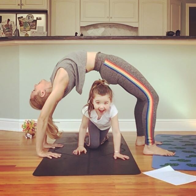 My heart is so full with joy at seeing pictures of all your little ones practicing along with me at home!!! I&rsquo;m so grateful for them and all of you doing your best in these challenging times.  I will continue live streaming #KidsYoga classes ev
