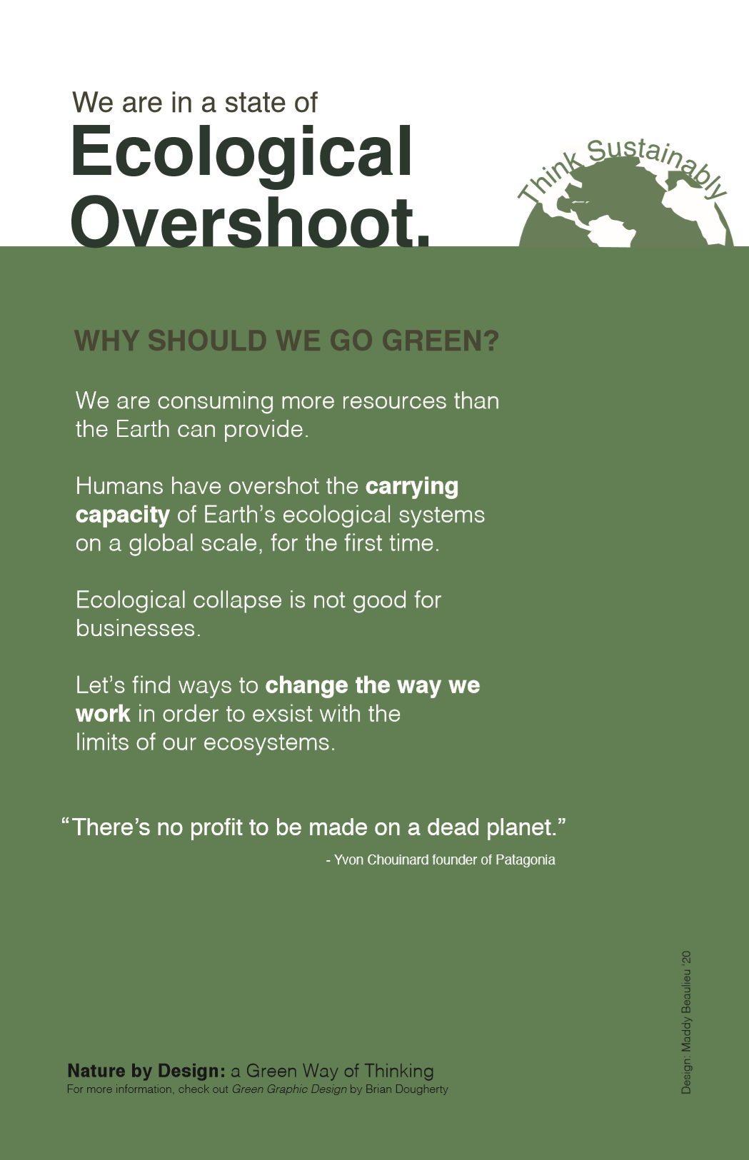 Green Graphic Design Poster