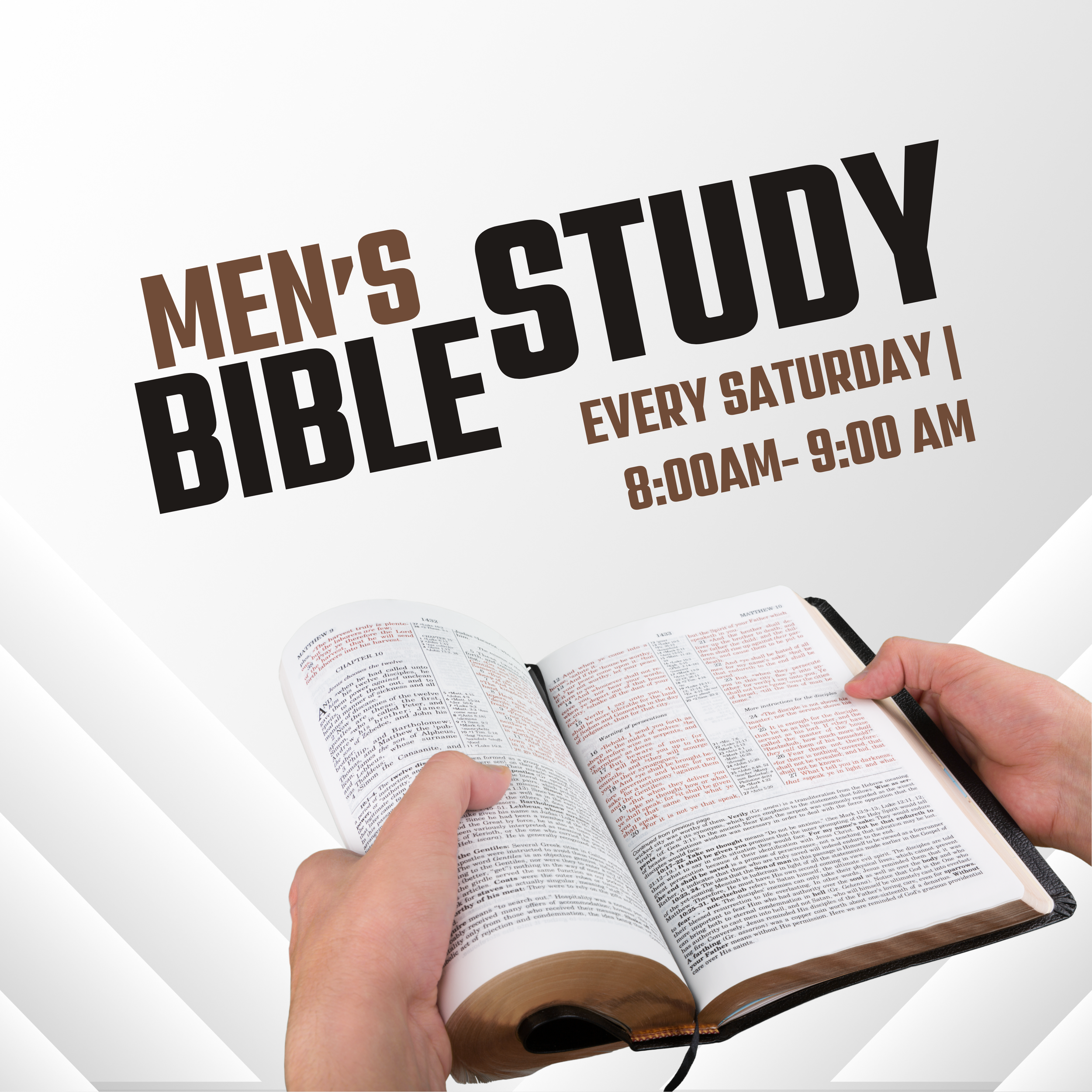 Saturday Men's Bible Study