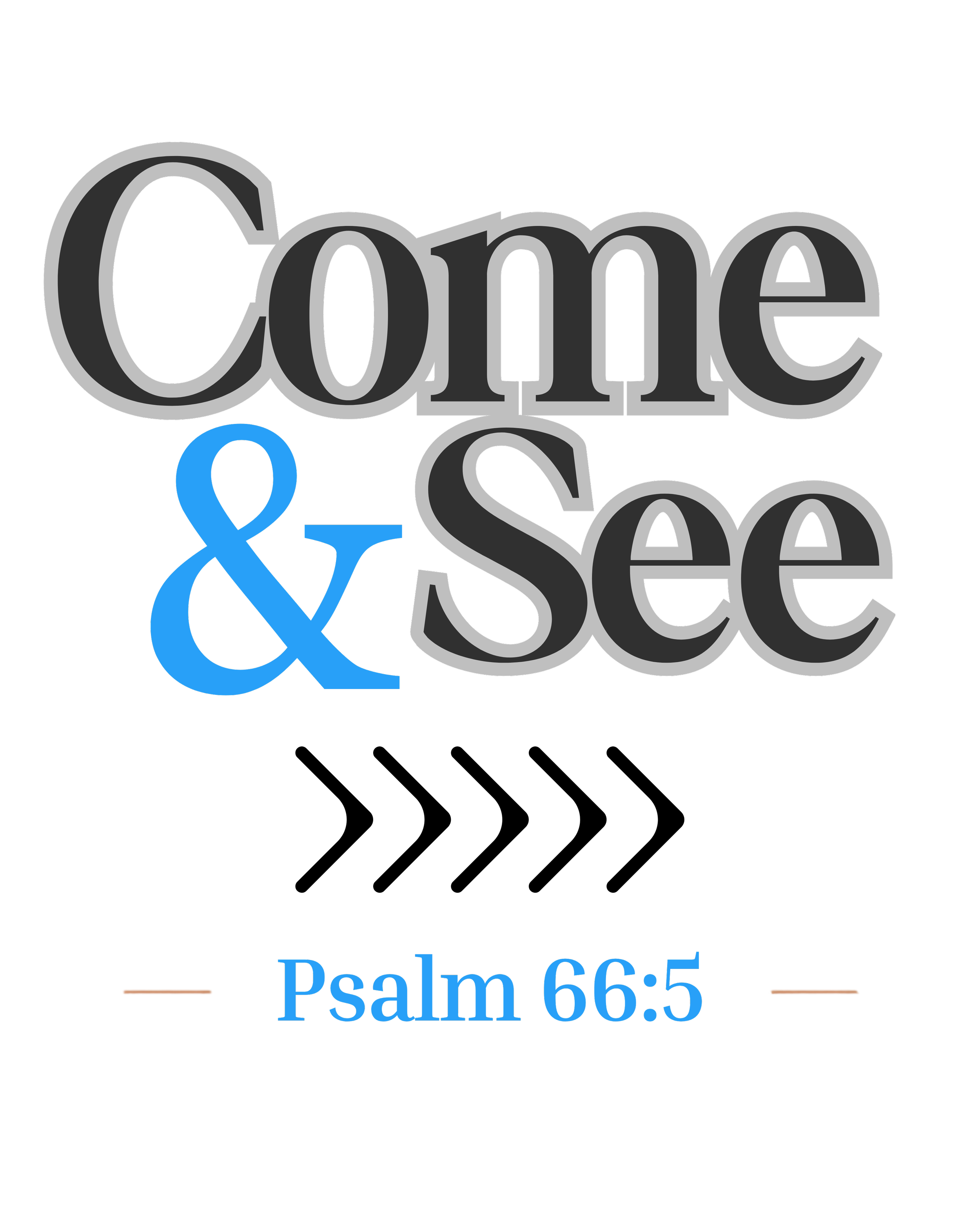 Come and See- Ministry Year Theme 2026-2027