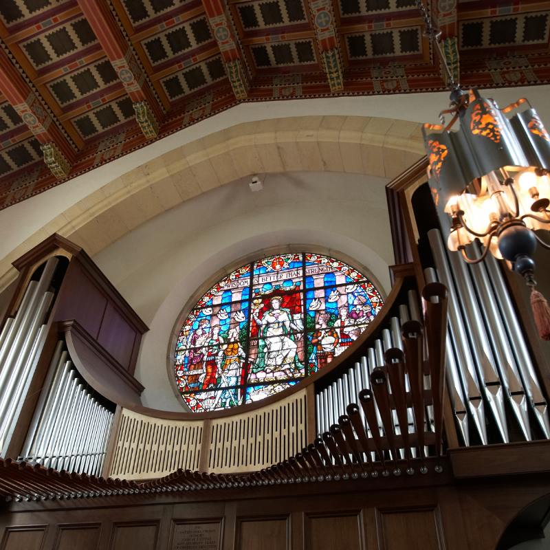 The Grand Organ at Knowles Memorial Chapel