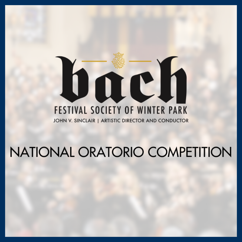 Second Annual National Oratorio Competition