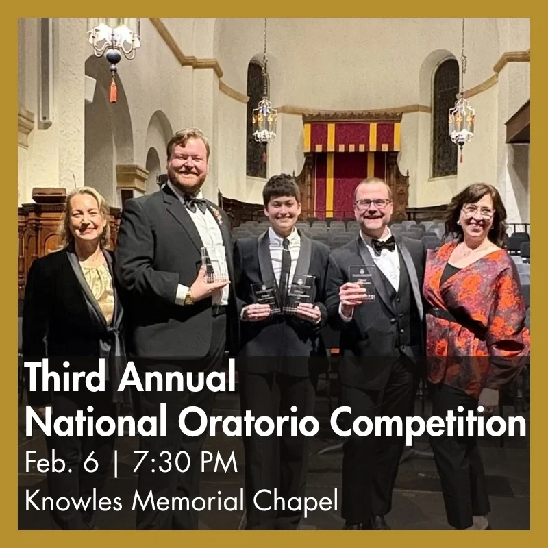 Third Annual National Oratorio Competition