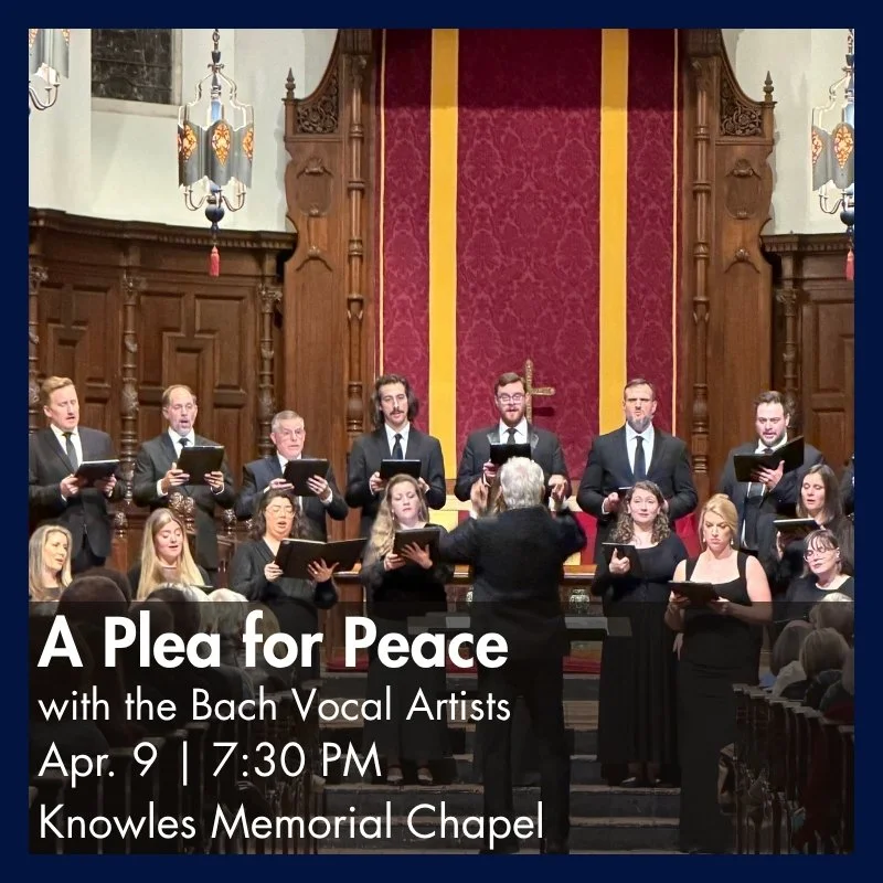 A Plea for Peace with the Bach Vocal Artists