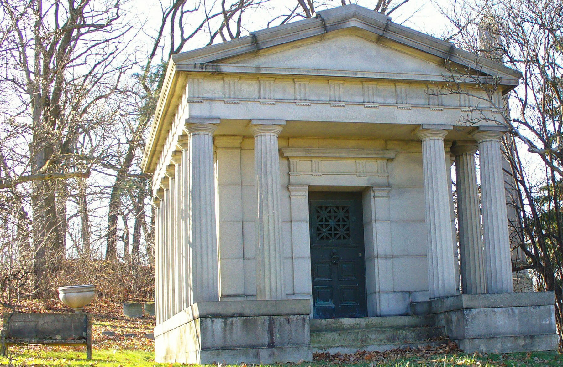 Front View of Sage Mausoleum