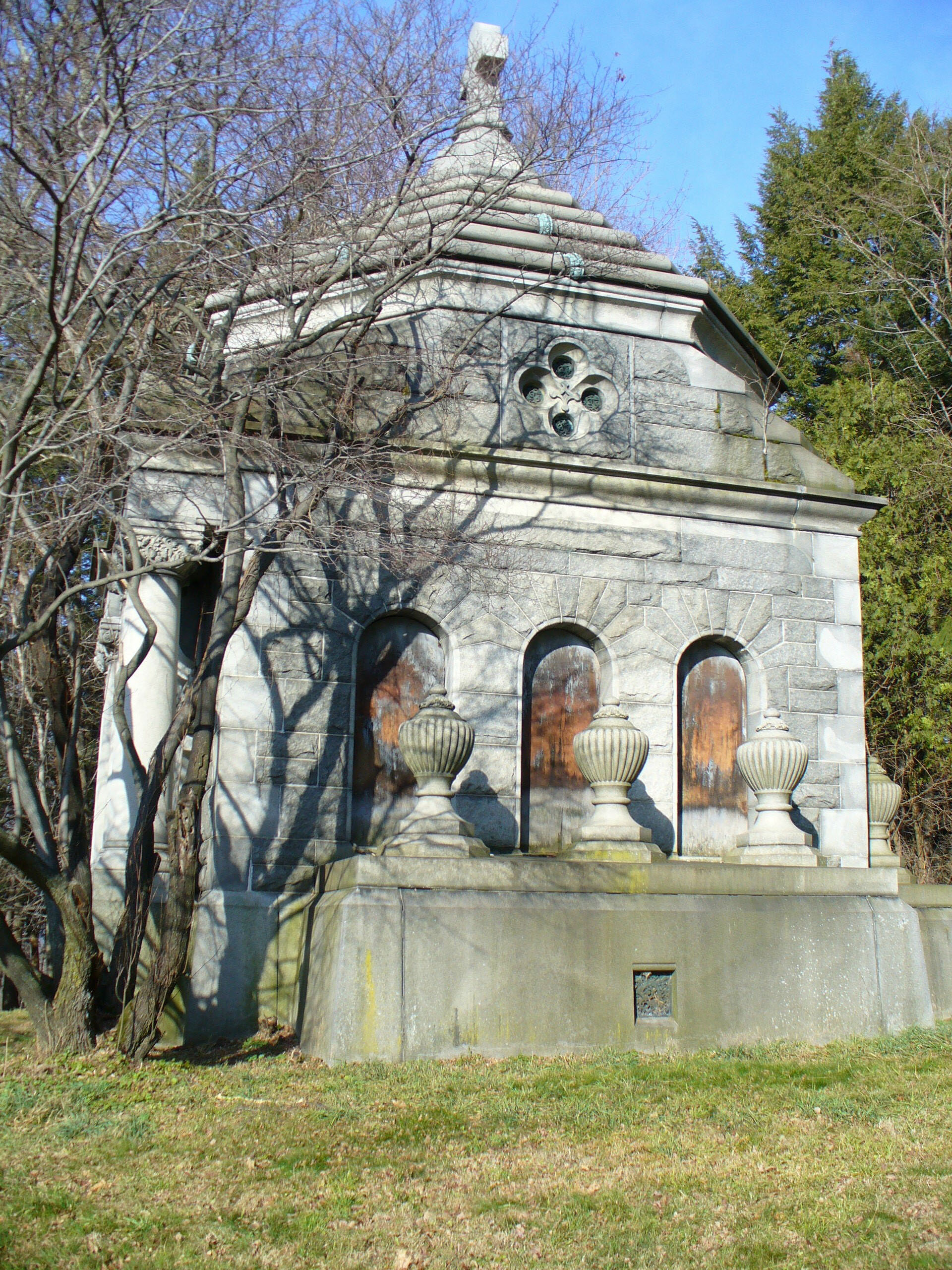 The Tracy Mausoleum, pre-restoration