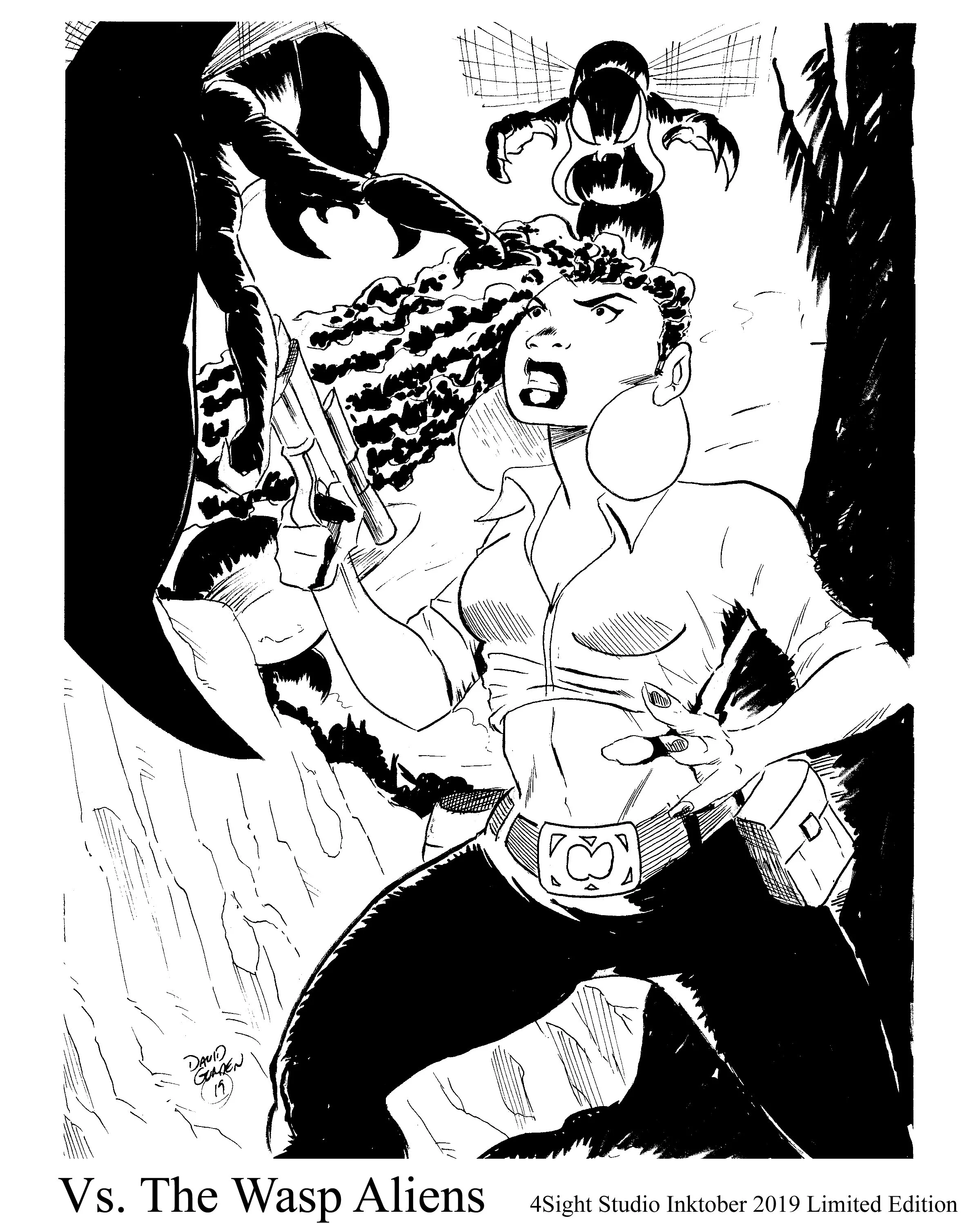 Versus the Wasp Aliens Special Edition Print