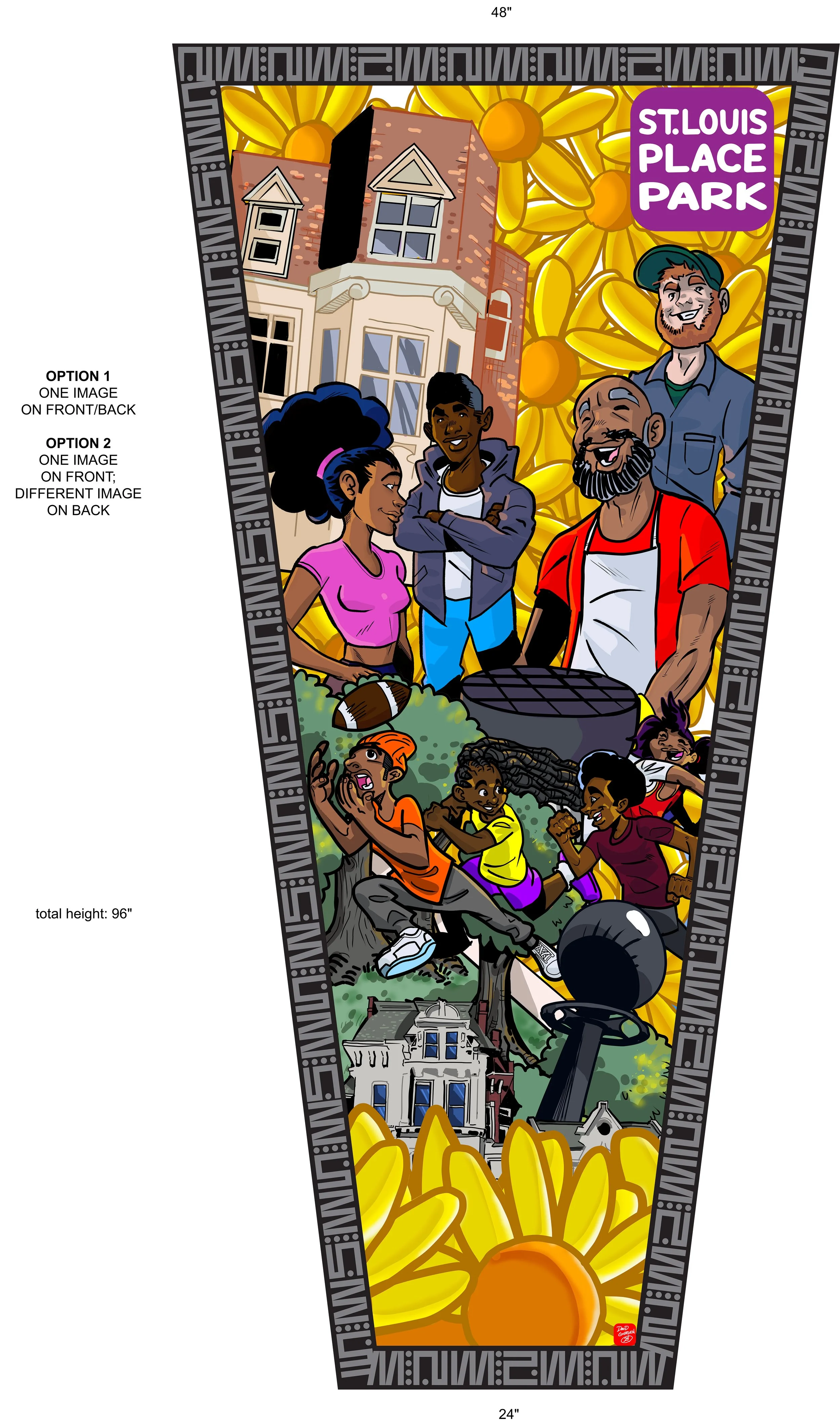 Choice Neighborhoods Banner for St.Louis Place back