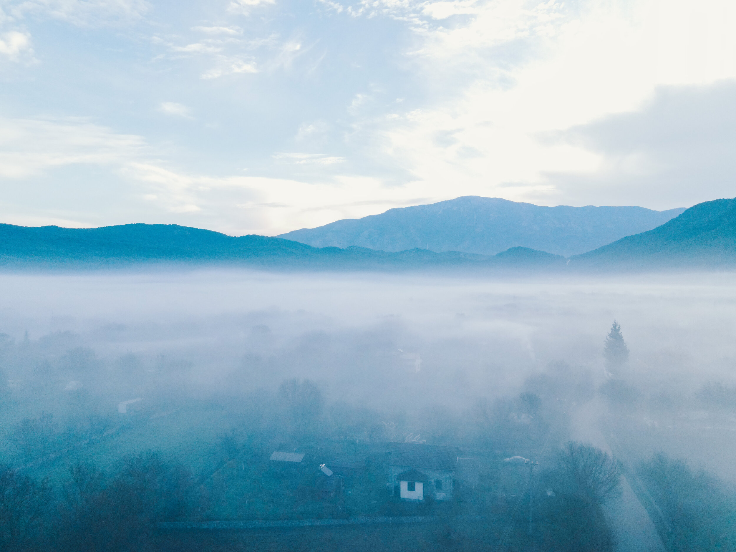 Foggy morning in Kayaköy