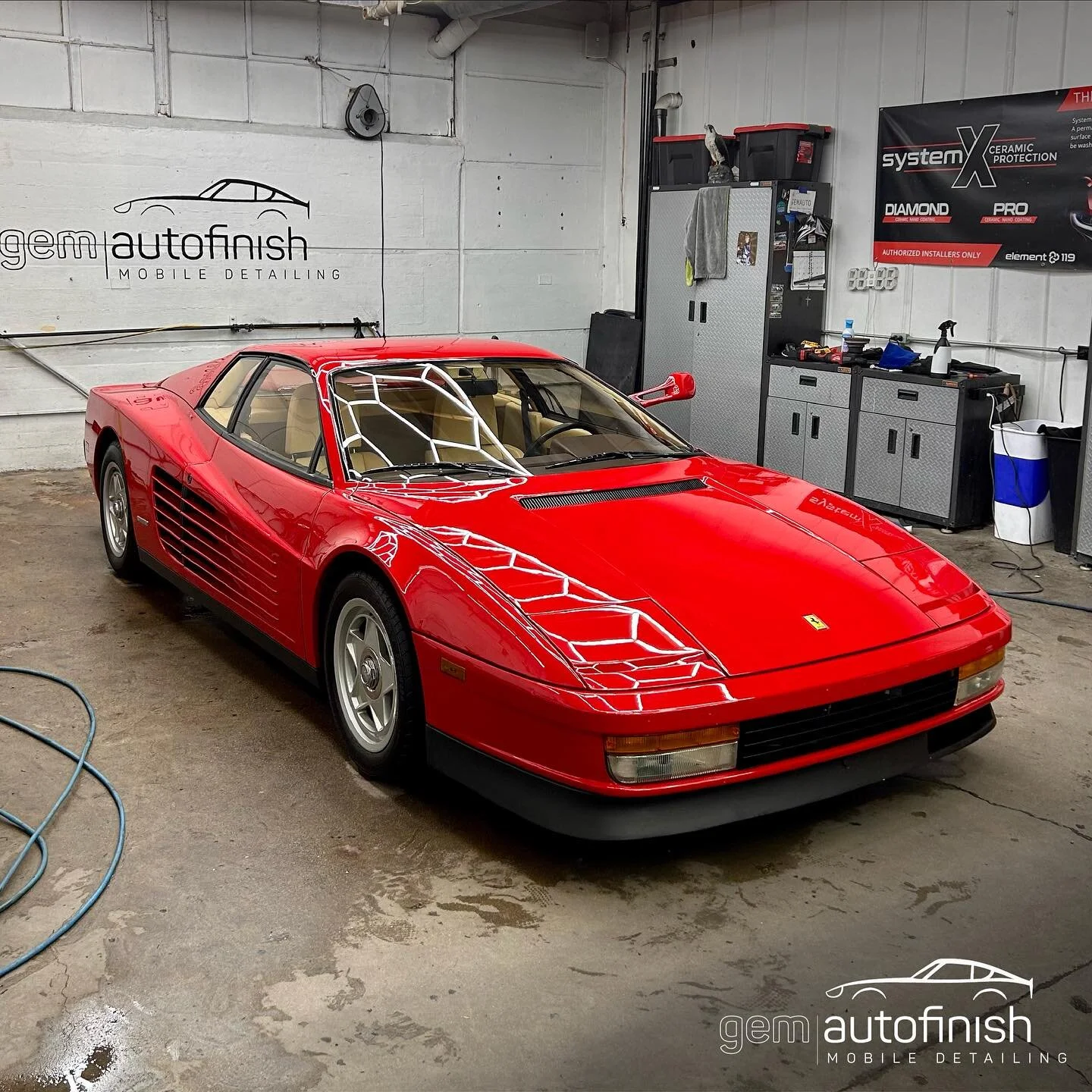 It was awesome to have such an iconic car in the shop! This 1985 Ferrari Testerossa came in for a wash, sealant, and interior detail and cleaned up great!⁣
⁣
Contact us to schedule your next maintenance detail! ⁣
☎️ 937-203-8064⁣
⁣
#auto #detailing #