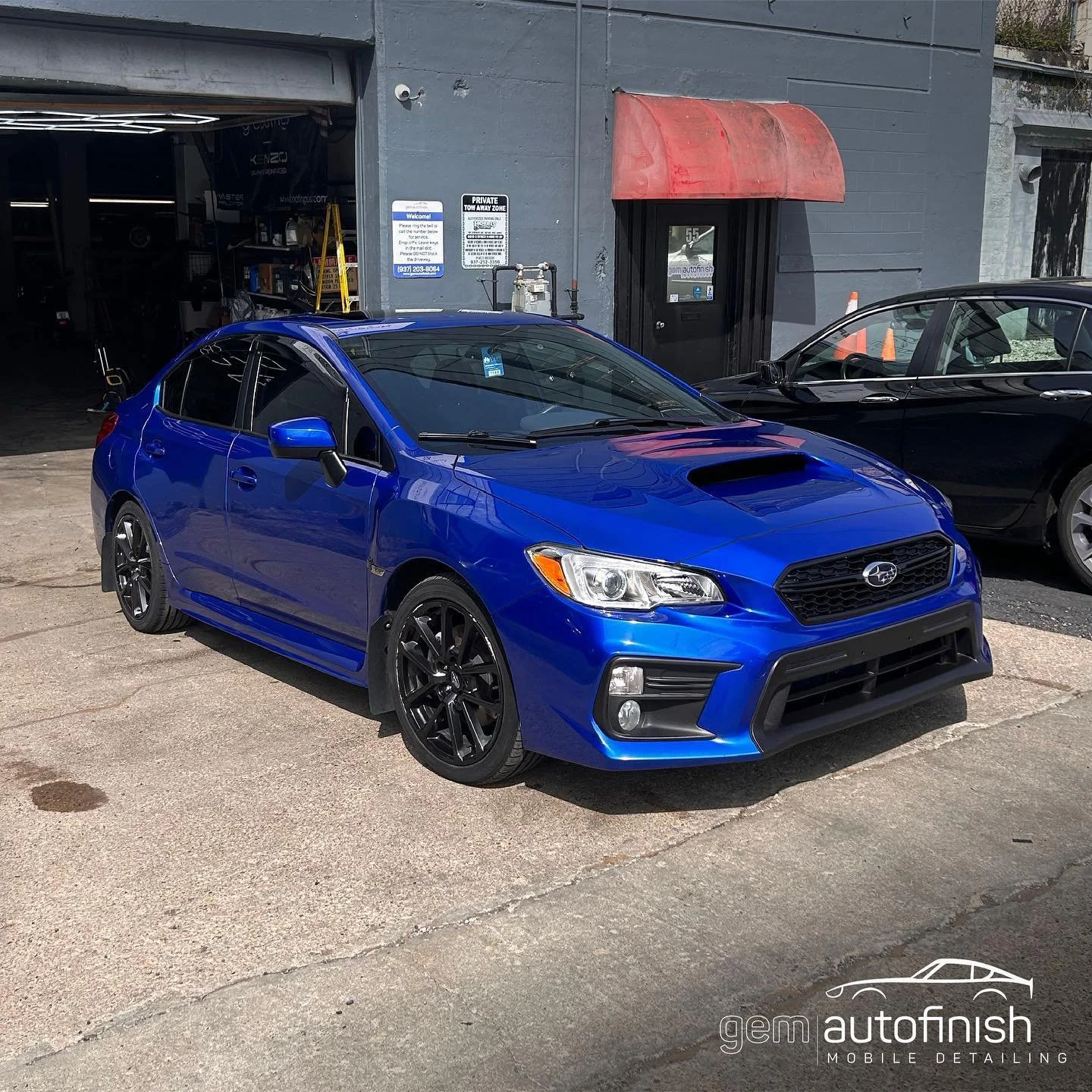 We had this awesome Subaru is for swirl correction and an @iglcoatings Kenzo install! This car will be protected from organic etching for the next 5 years!⁣
⁣
#subaru #coating #dayton #detailing #gemautofinish #wrx #worldrallyblue