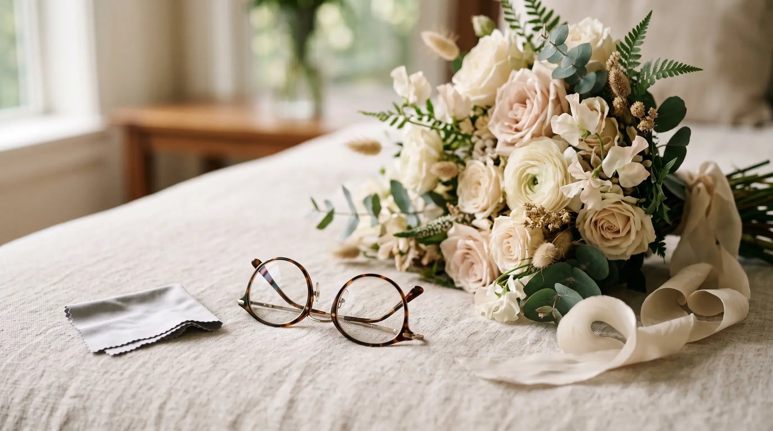 Brides With Glasses: How to Look (and See) Your Best on Your Wedding Day