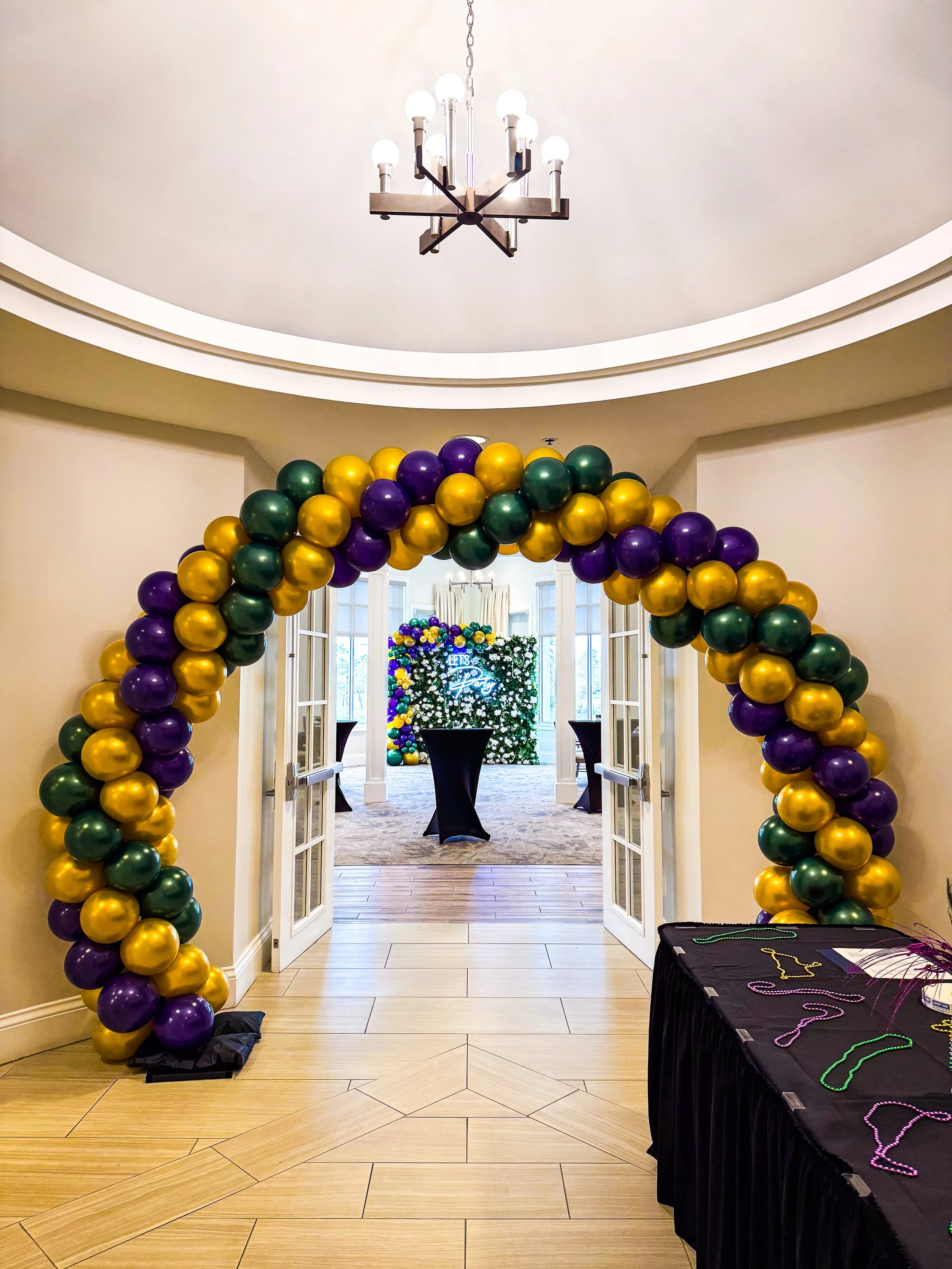 Community Event Center Indoor Balloon Arch