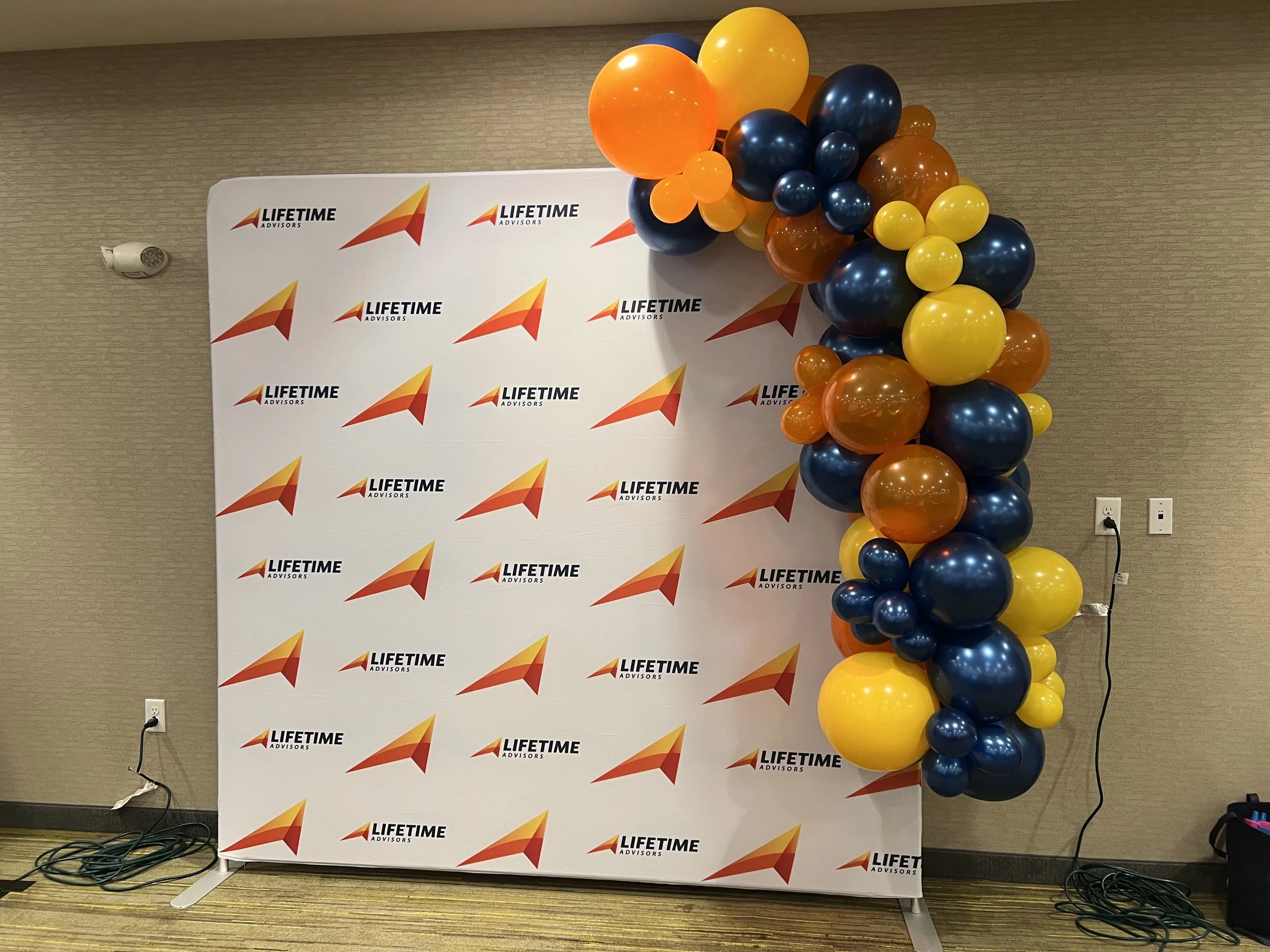 Hotel Corporate Event Custom Balloon Garland