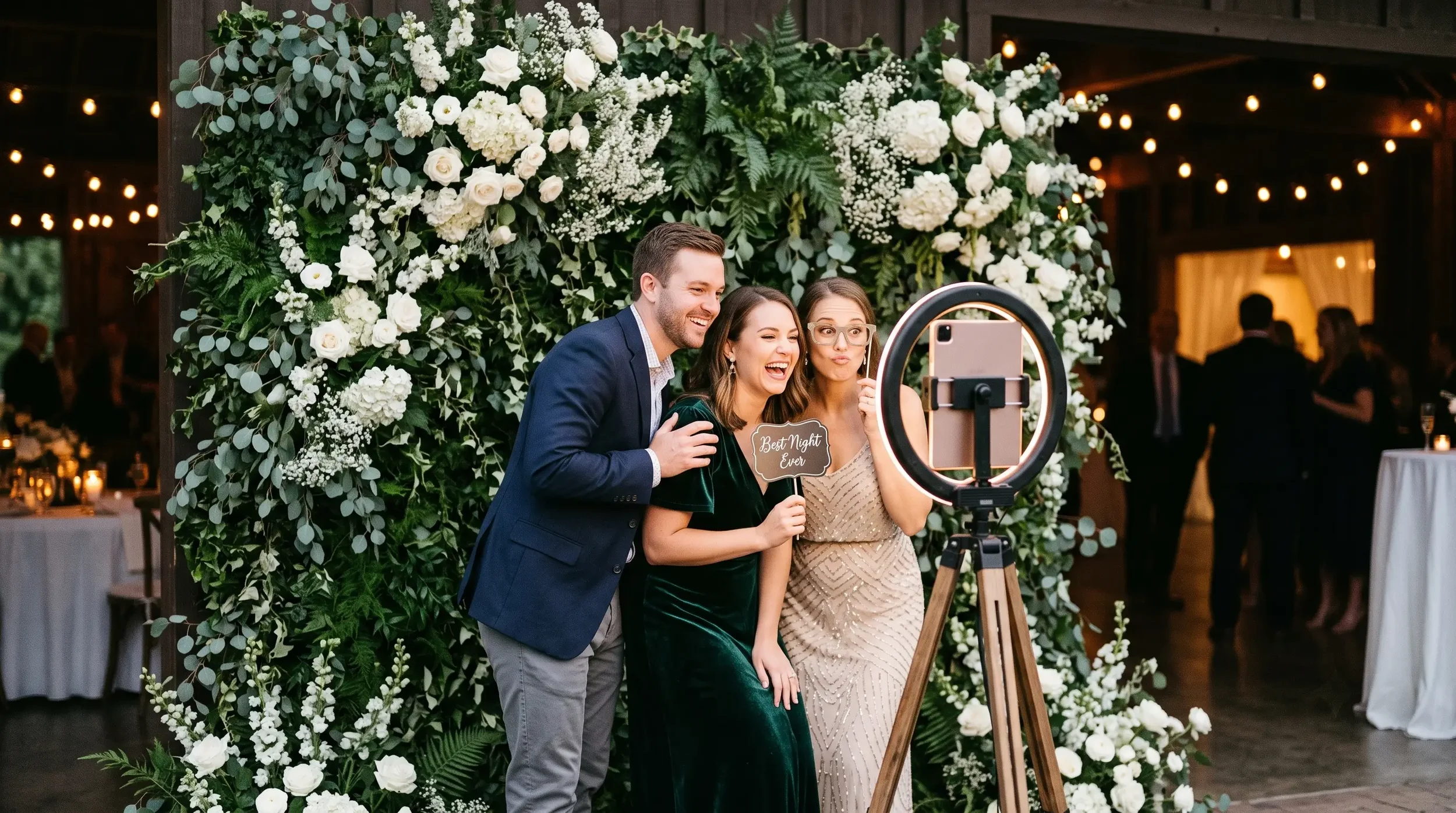 How to Design an iPad Photo Booth Zone: Backdrops, Lighting, and Guest Flow