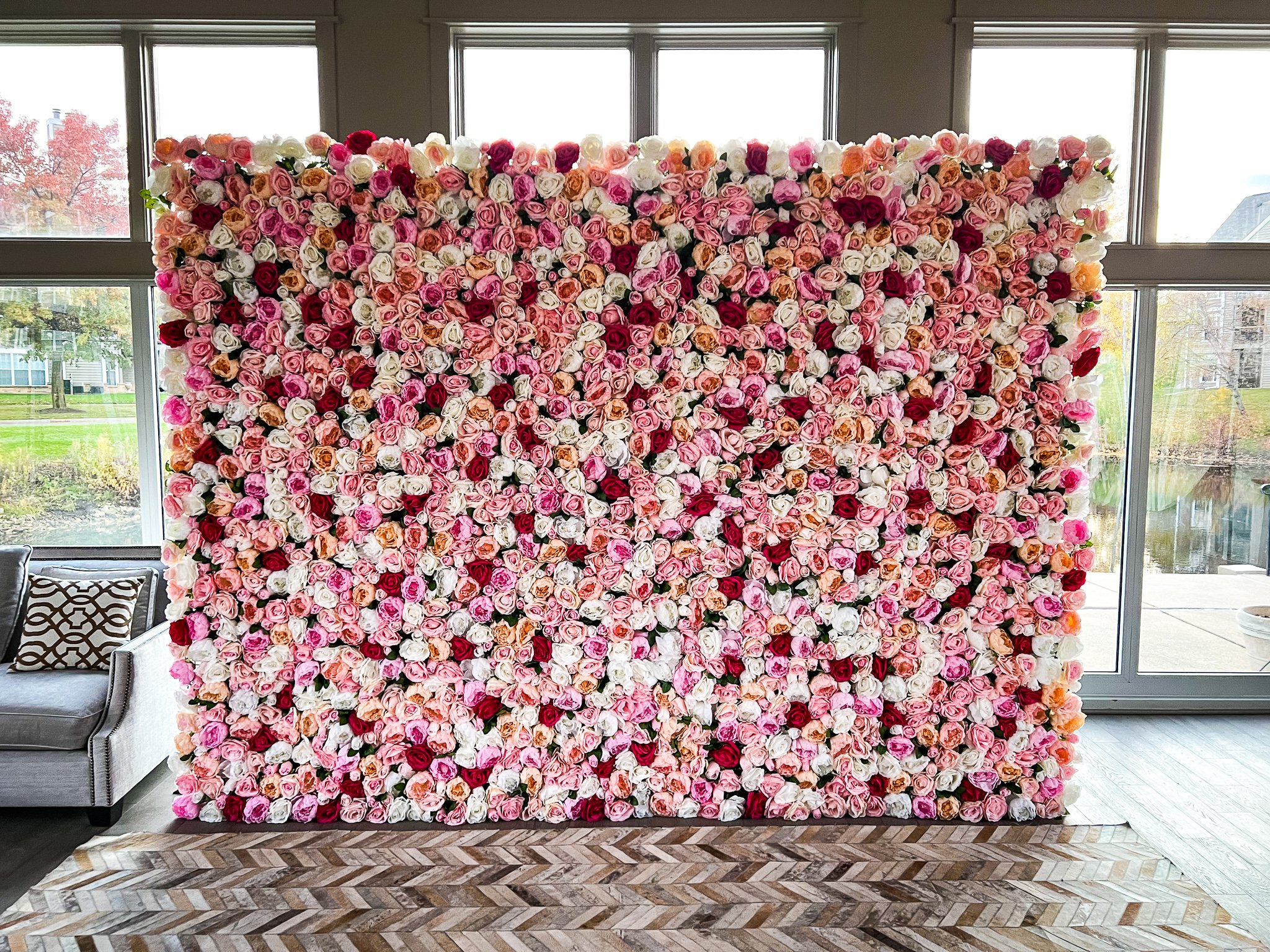 How to Do a Creative Flower Wall for Your Wedding