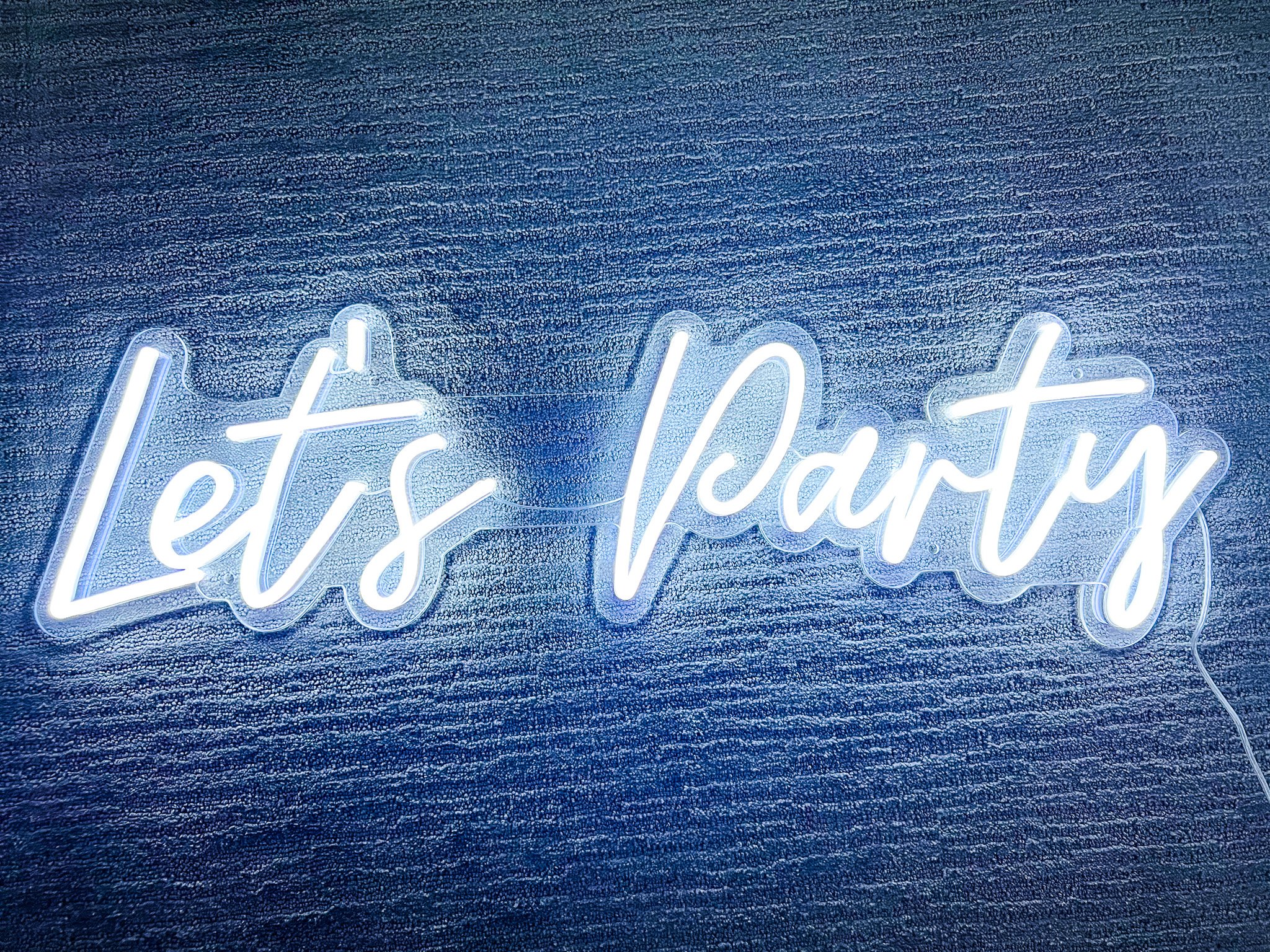 ‘Let’s Party’ Neon Sign Rental - MN & WI