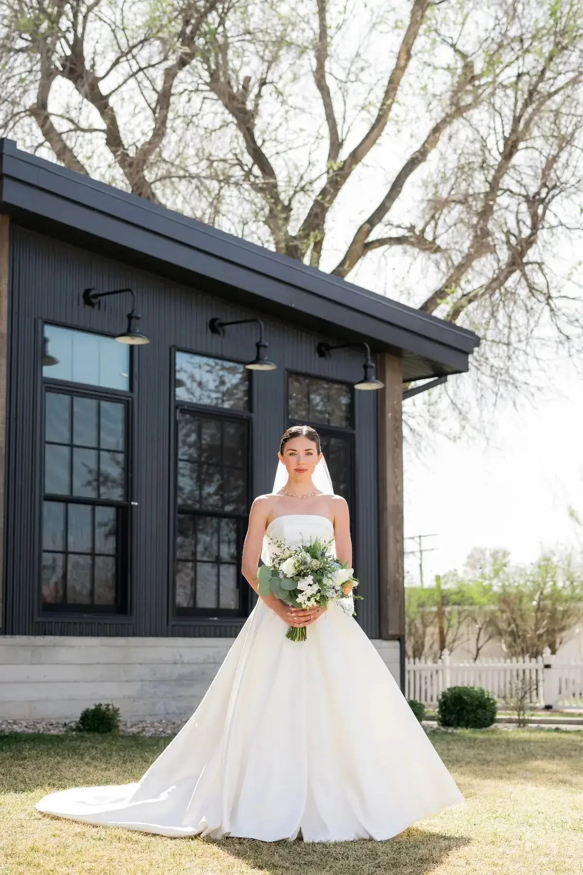 Wedding Dress Bride Outdoor MN Venue