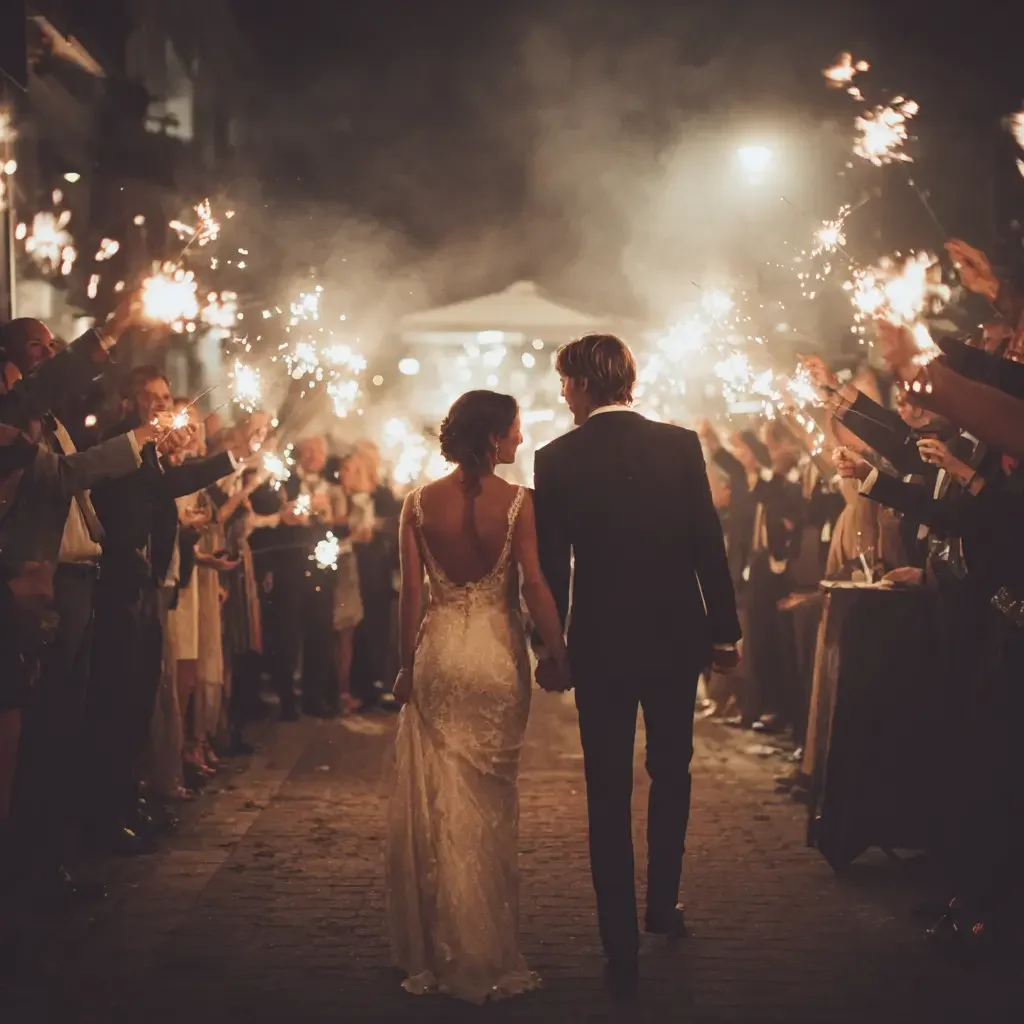 How to Plan a Perfect Wedding Sparkler Exit for Your Big Day? 