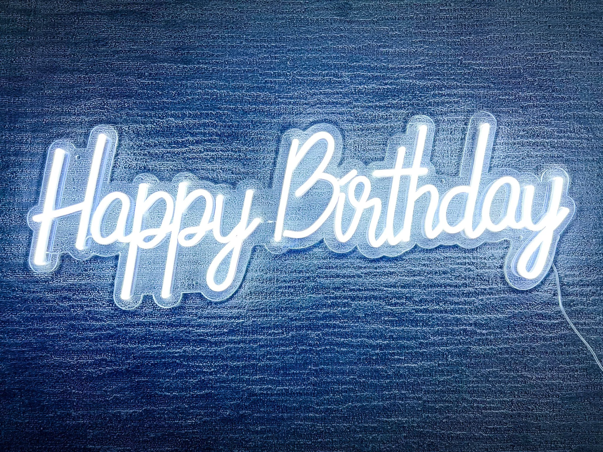 ‘Happy Birthday’ Neon Sign Rental - MN & WI