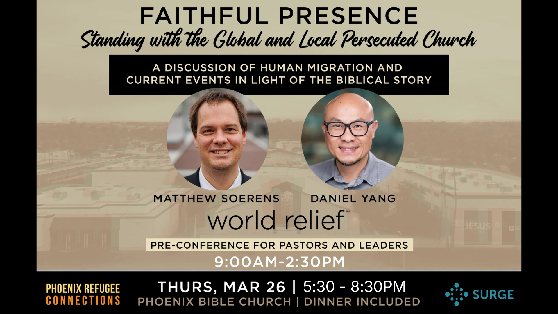 Faithful Presence: Standing with the Global and Local Persecuted Church