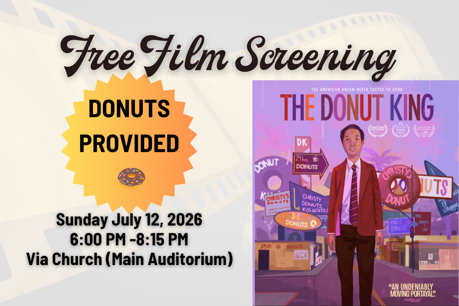 FREE Film Screening: Donut King
