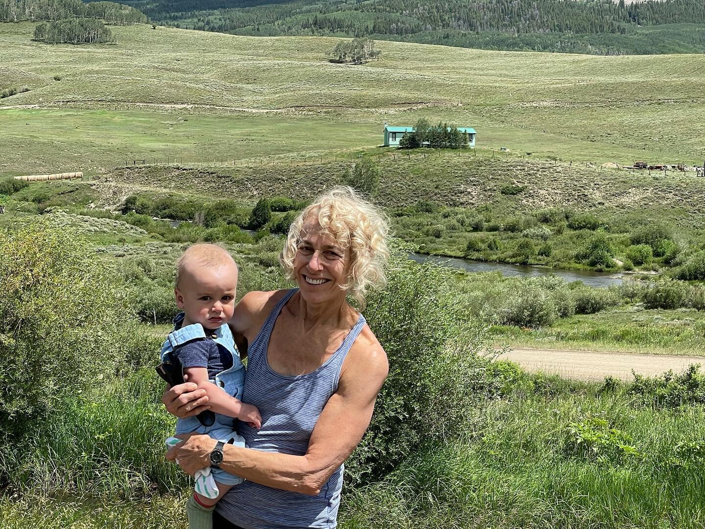 Hiking with our one-year old Dylan who knows glorious nature when he sees it!  He&rsquo;s even wearing his mother&rsquo;s @kalasp and uncle&rsquo;s @jasper OshKosh&rsquo;s !  Sturdy wear!