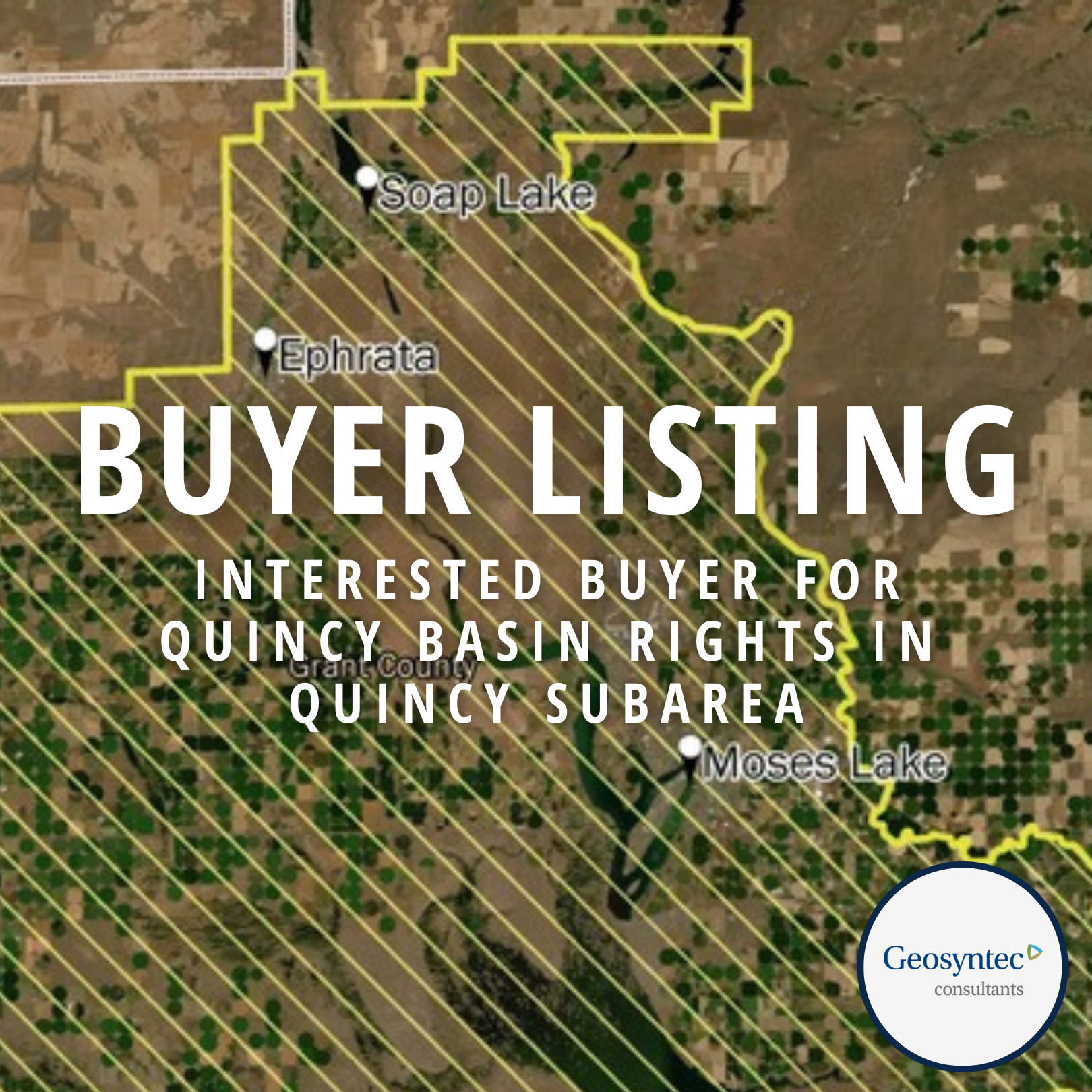 Interested Buyer for Quincy Basin Rights in Quincy Subarea