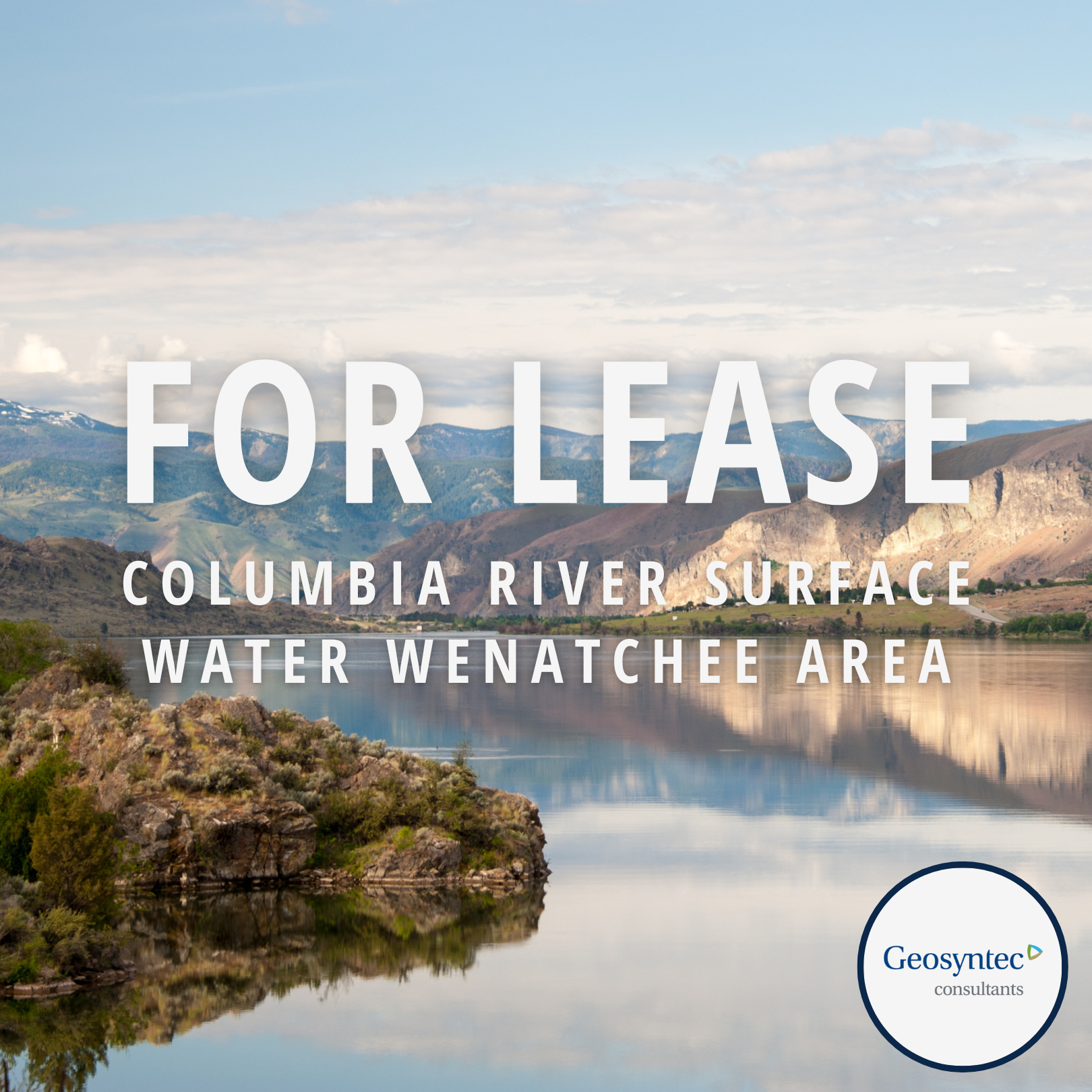 Columbia River Surface Water for Lease - Wenatchee Area