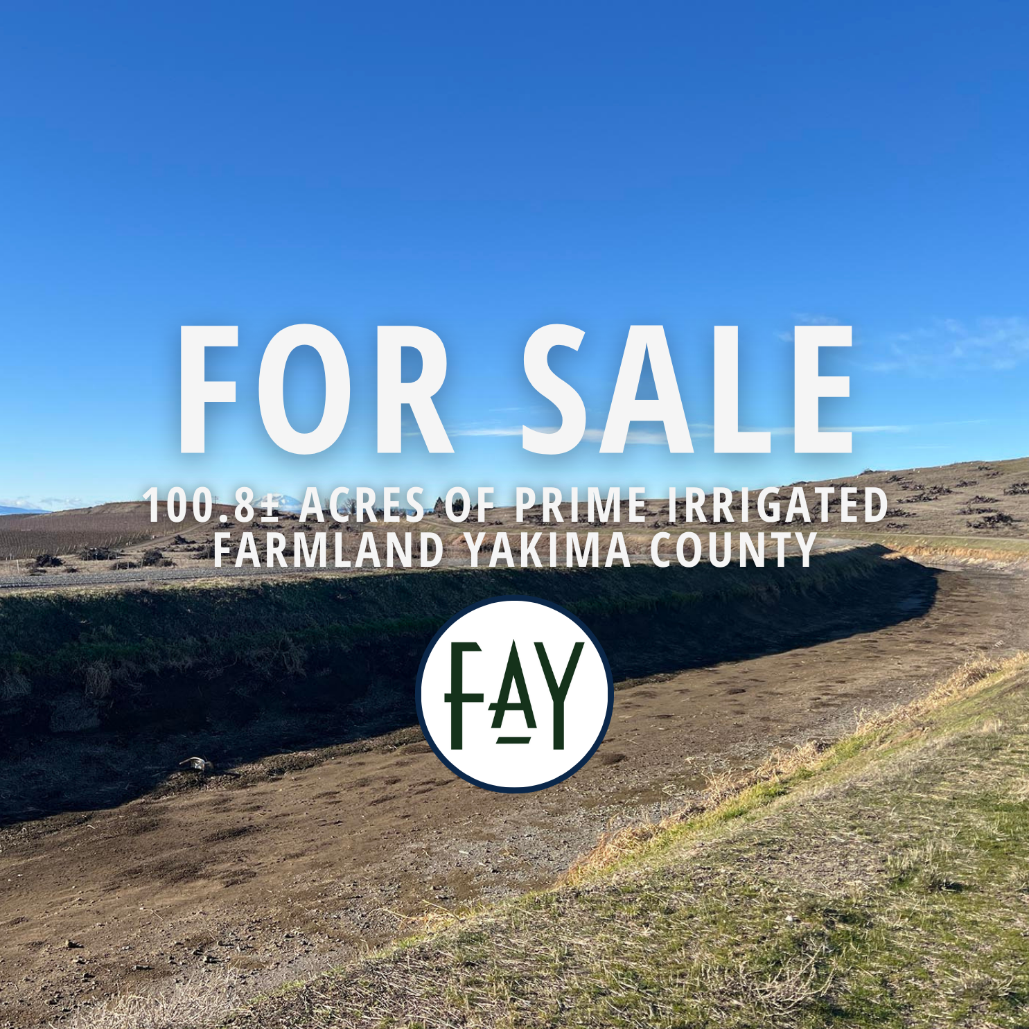 100.8± Acres of Prime Irrigated Farmland – Yakima County