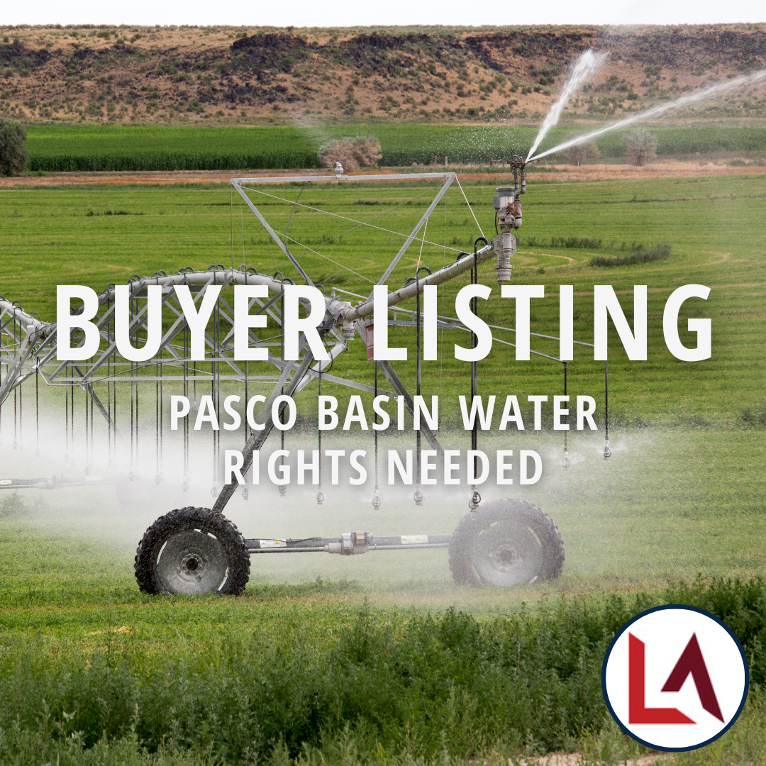 Pasco Basin Water Rights Needed