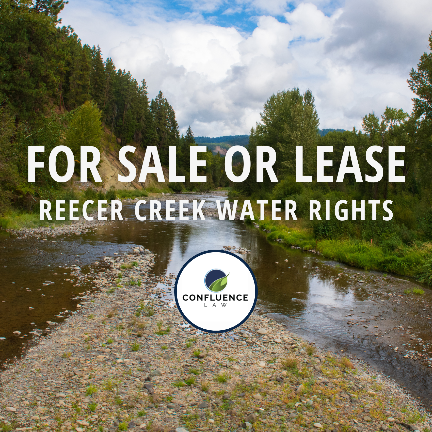 Reecer Creek Water Rights Available For Sale or Lease