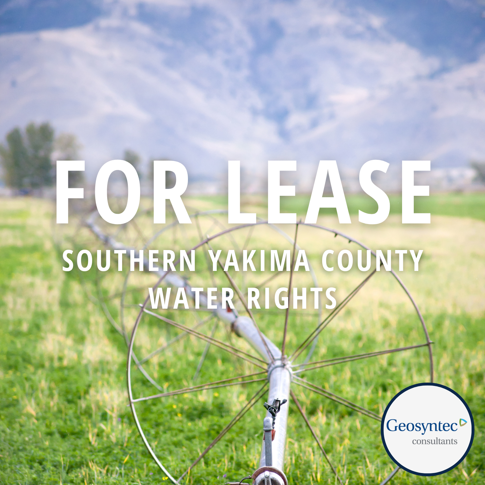 Water Rights for Lease in Southern Yakima County