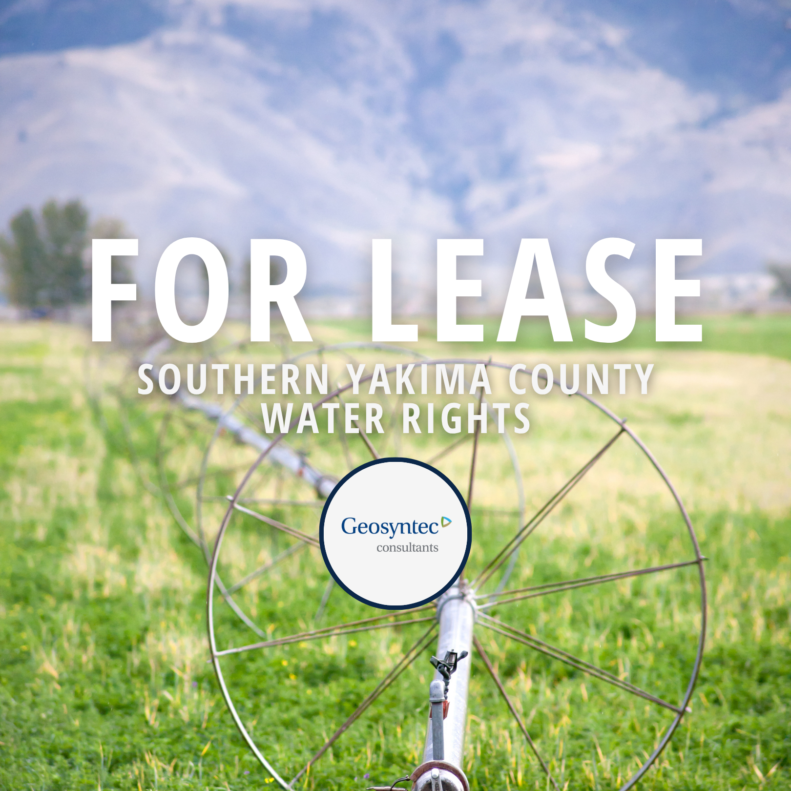 Water Rights for Lease in Southern Yakima County