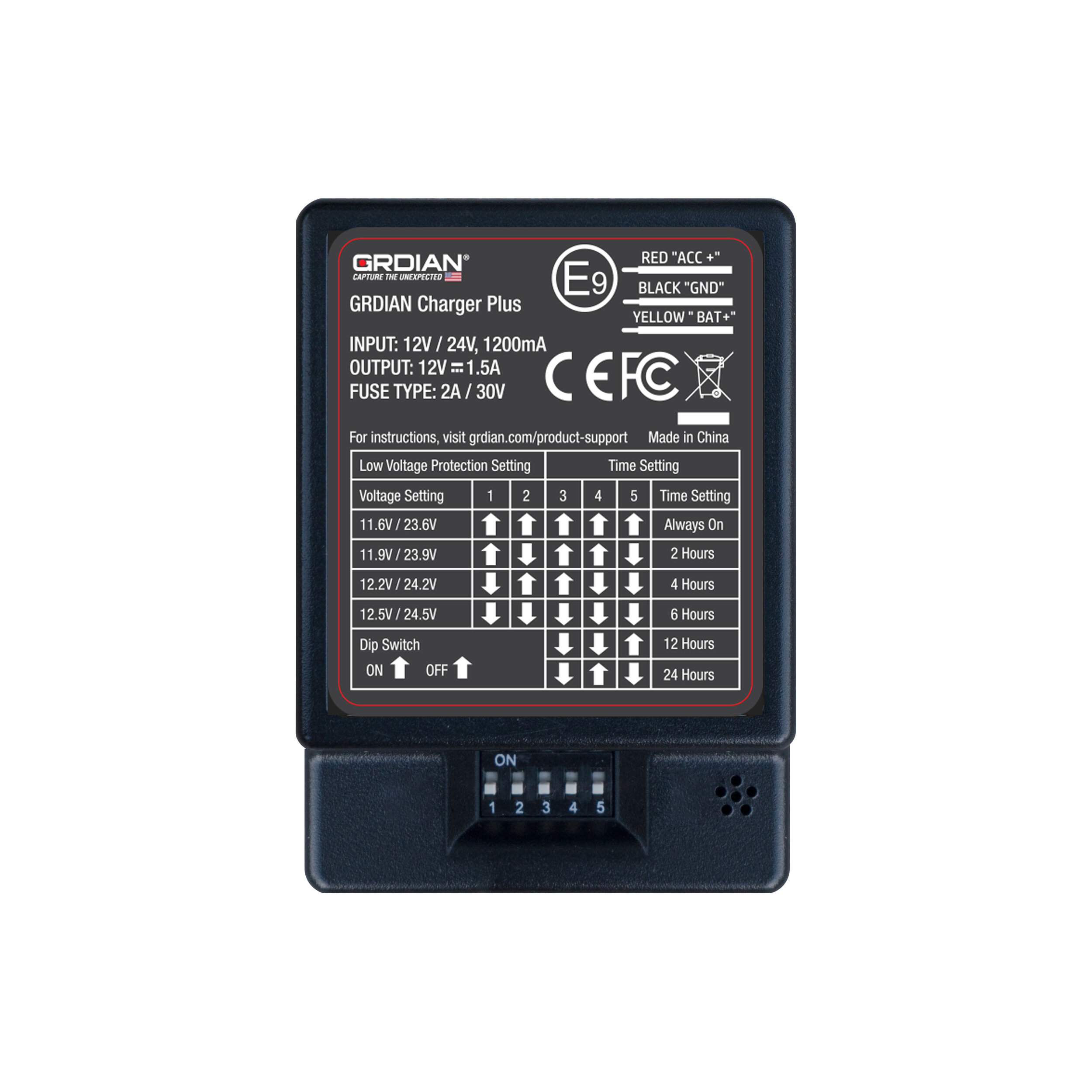 Charger Plus Hardwire Kit Module with Countdown Timer