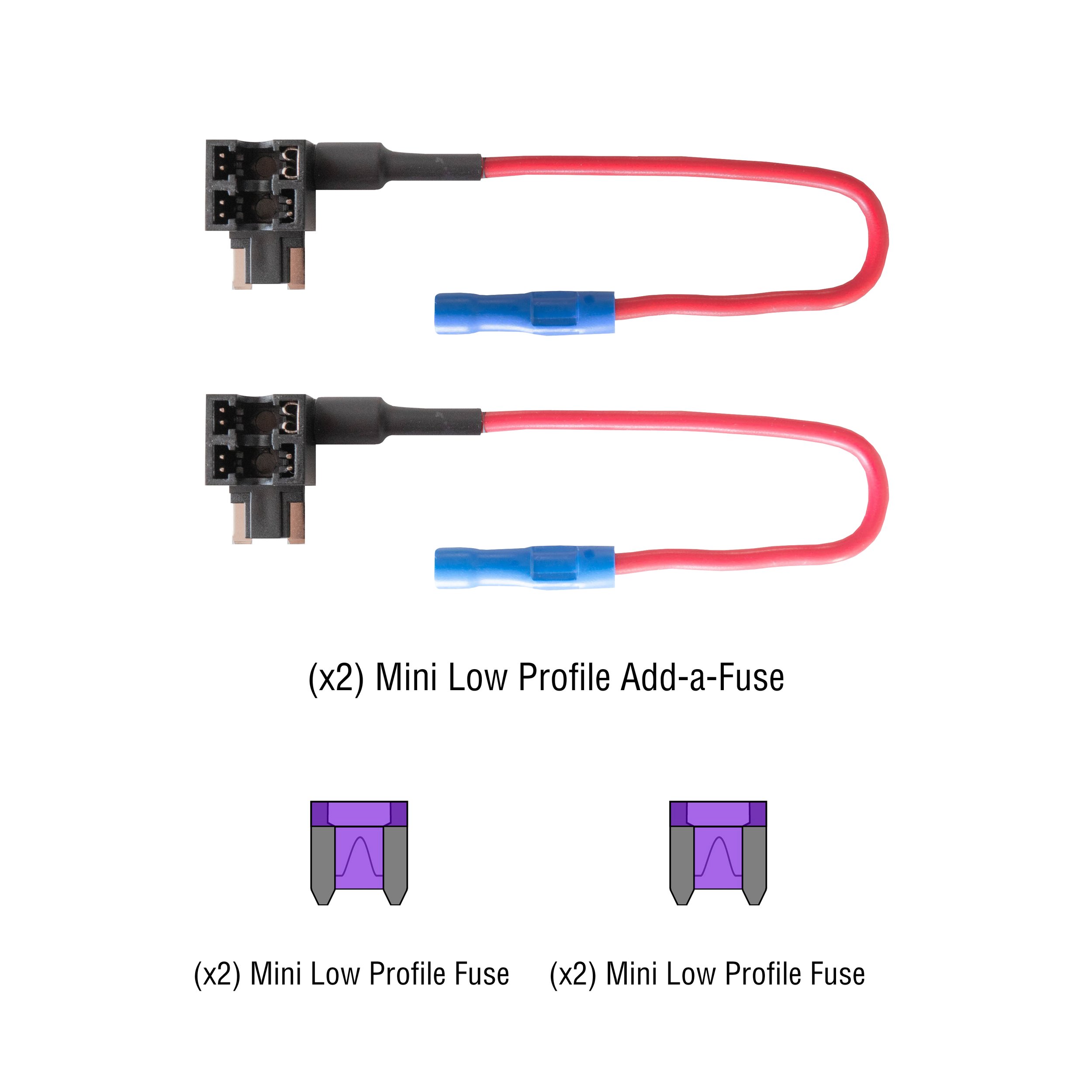 Mini Low Profile Add-a-Fuse Kit with 3 Amp Fuse