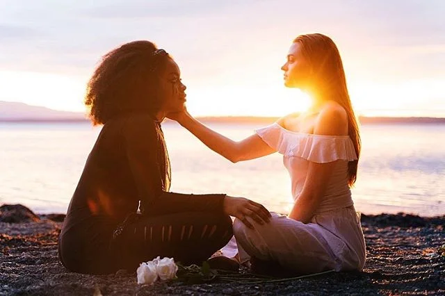 The Duality of Depression⚖️ Concept and model: @jadej98 
Photography: @sattvaphoto 
These pics were a few of my favorites. Sitting criss cross on a beach at sunset felt very natural and raw, allowing both Jade and I to let our vulnerability shine thr