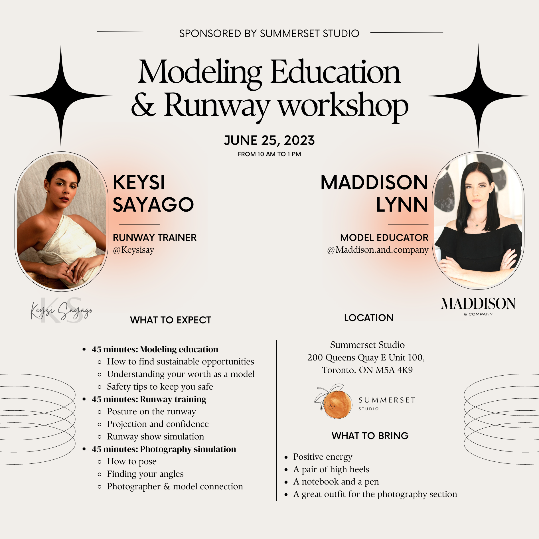 Modeling Education &amp; Runway Workshop 