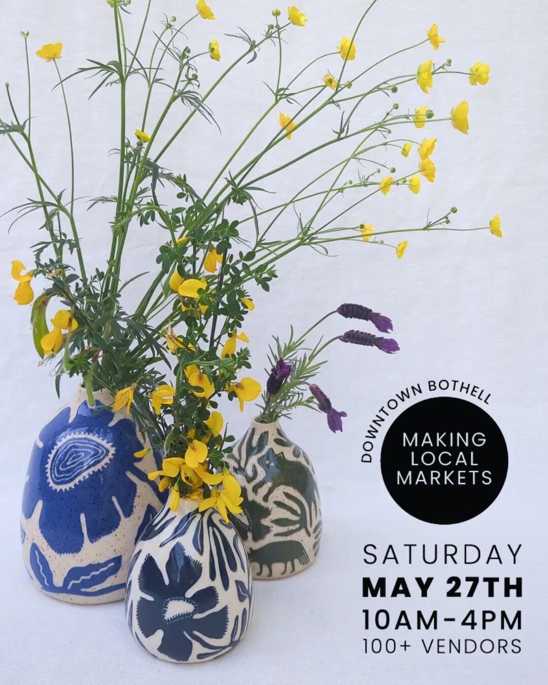 So excited to join my first Making Local Market this coming Saturday, June 27 in Bothell! @makinglocalmarkets

All the makers I've talked to who have done these markets speak very highly of them! Can't wait to meet all sorts of new people and see som