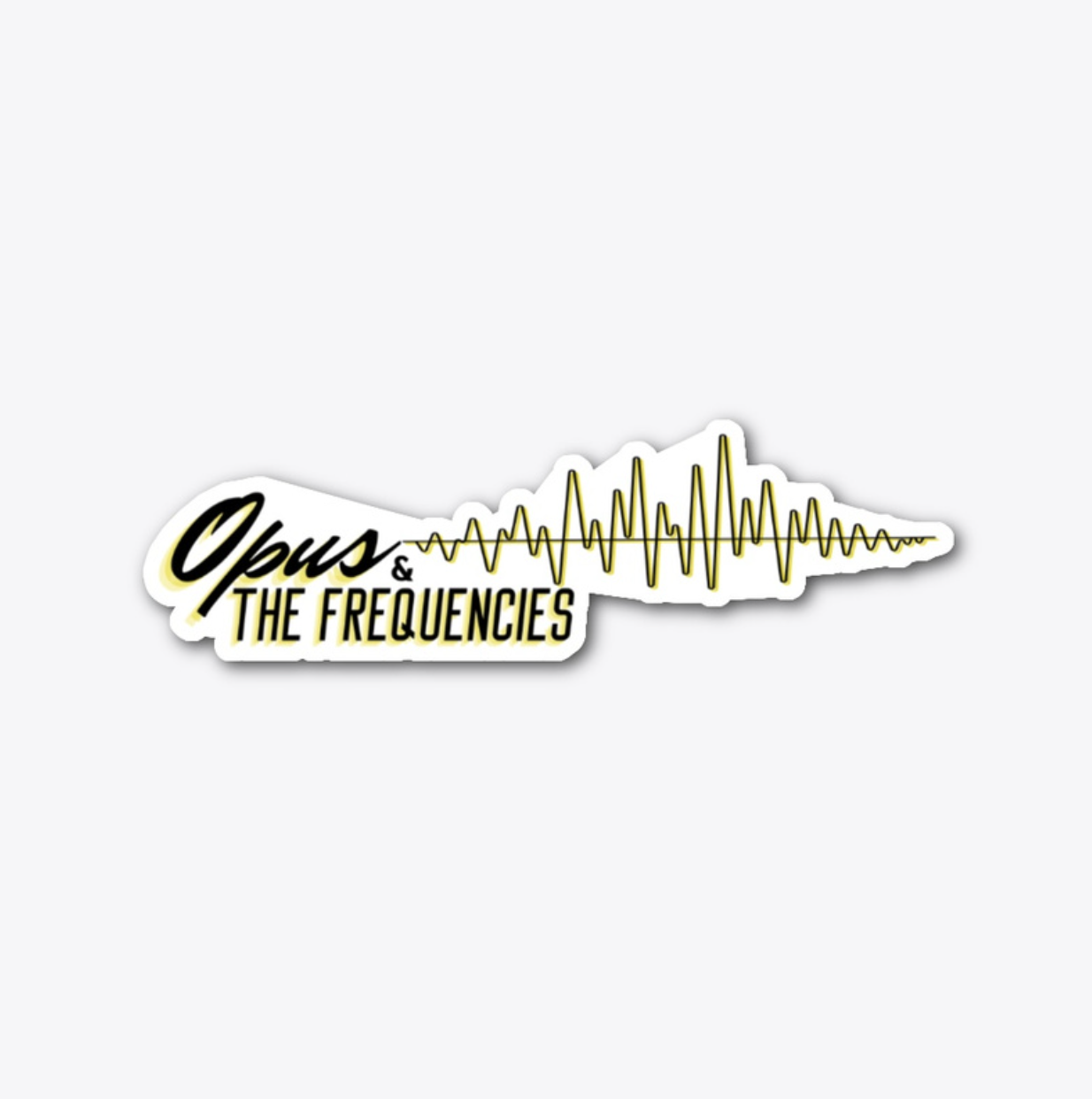 Opus &amp; The Frequencies Sticker